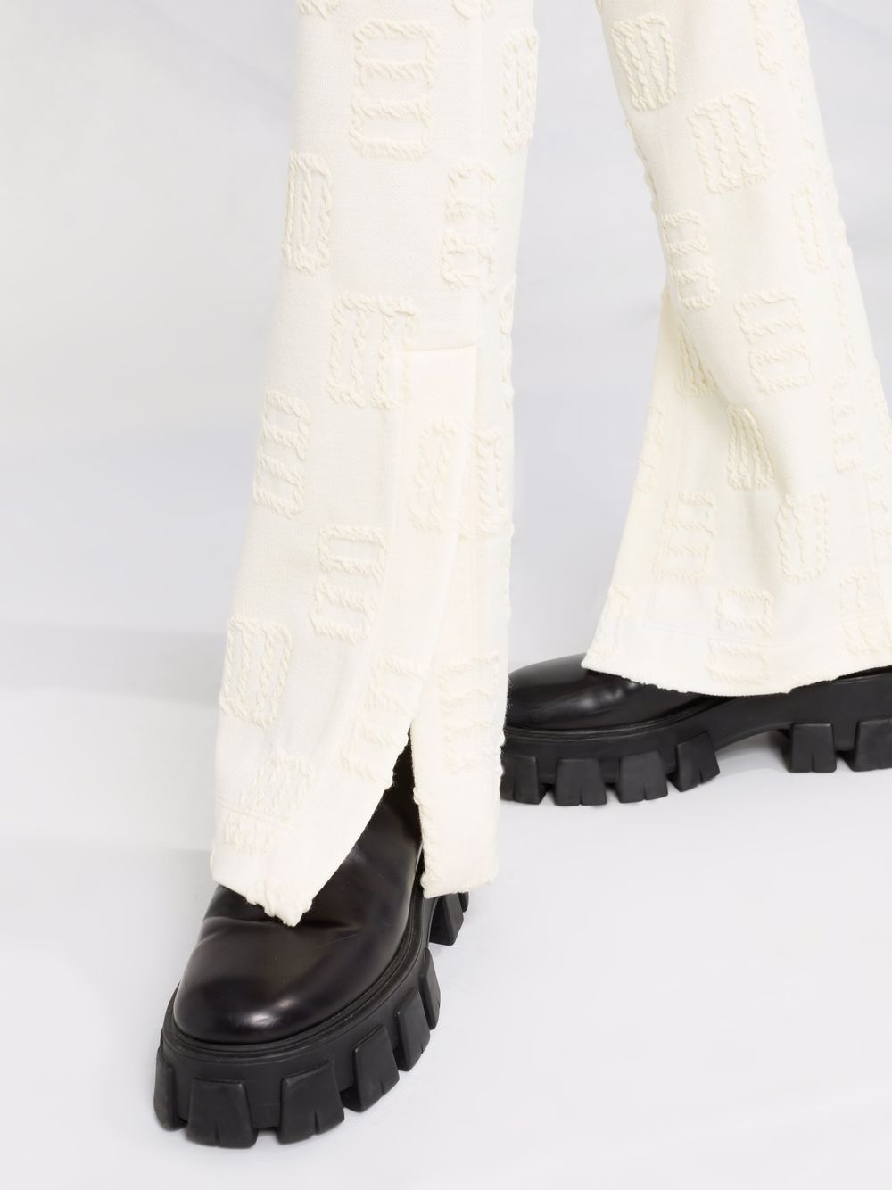 monogram flared leggings - 3