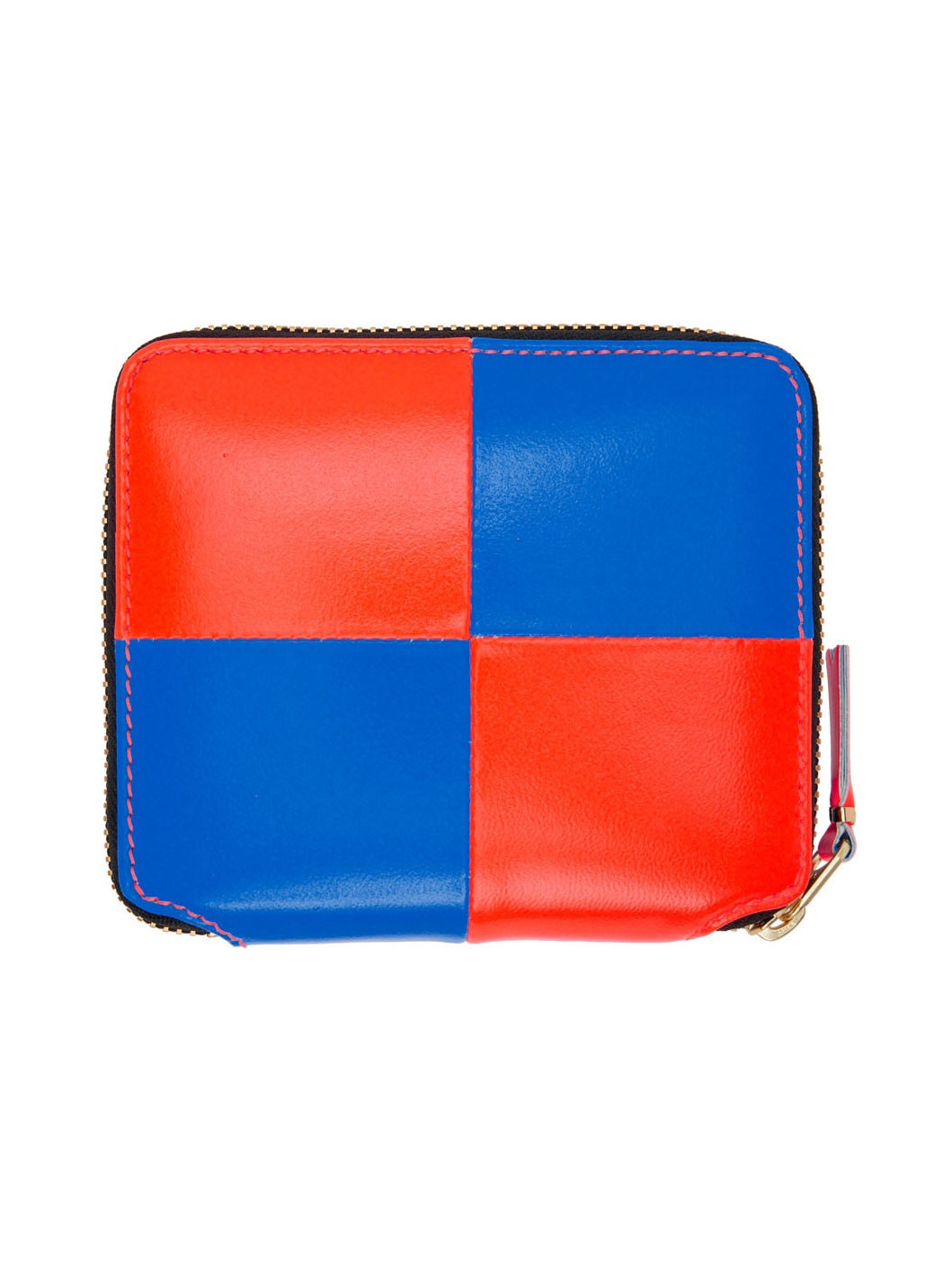 Blue & Orange Fluo Squares Wallet - 2