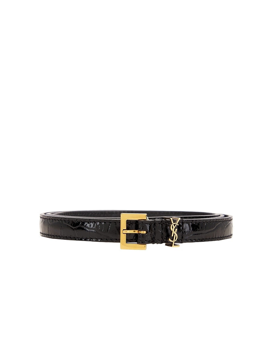 Cassandre Thin Leather Belt - 3