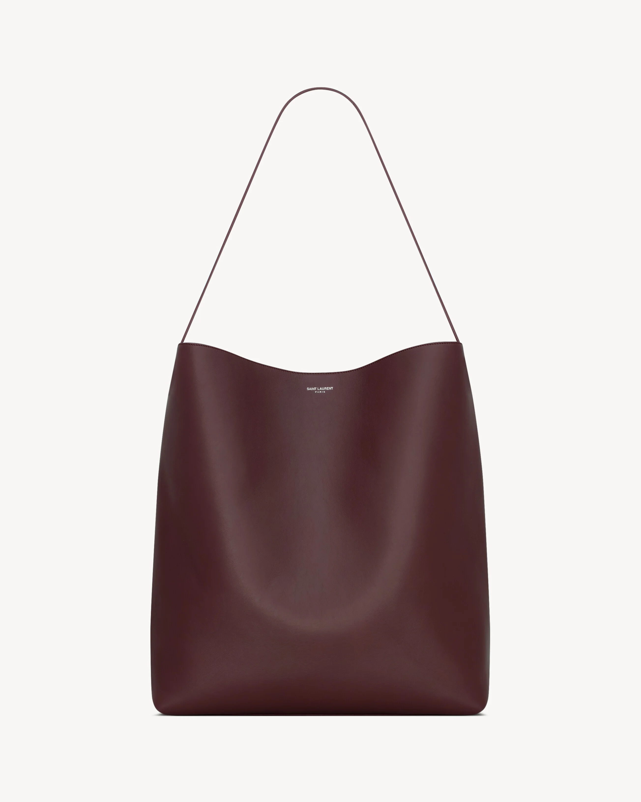 BOLD HOBO BAG IN SMOOTH LEATHER - 1