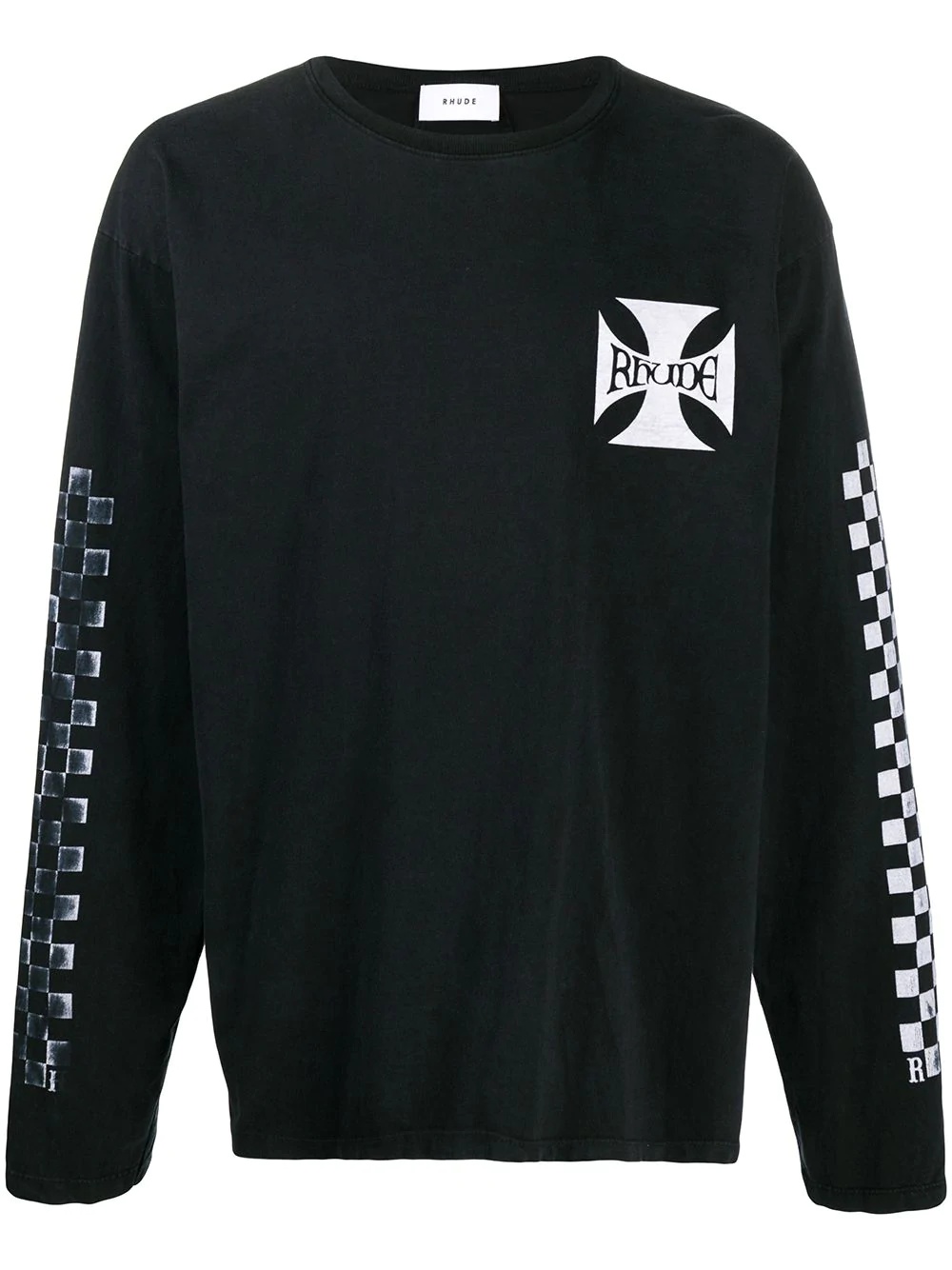 chest logo sweatshirt - 1