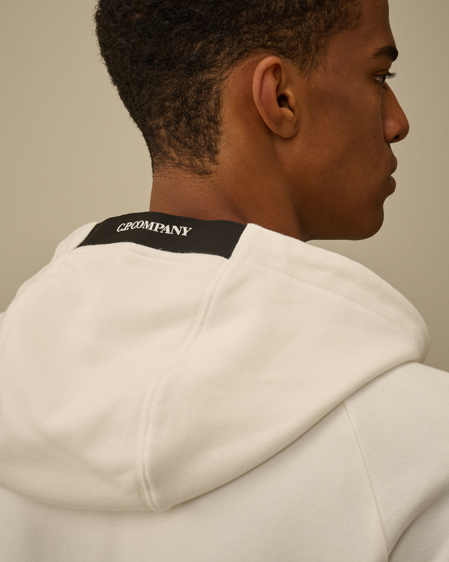 Diagonal Raised Fleece Hooded Full Zip Sweatshirt - 5