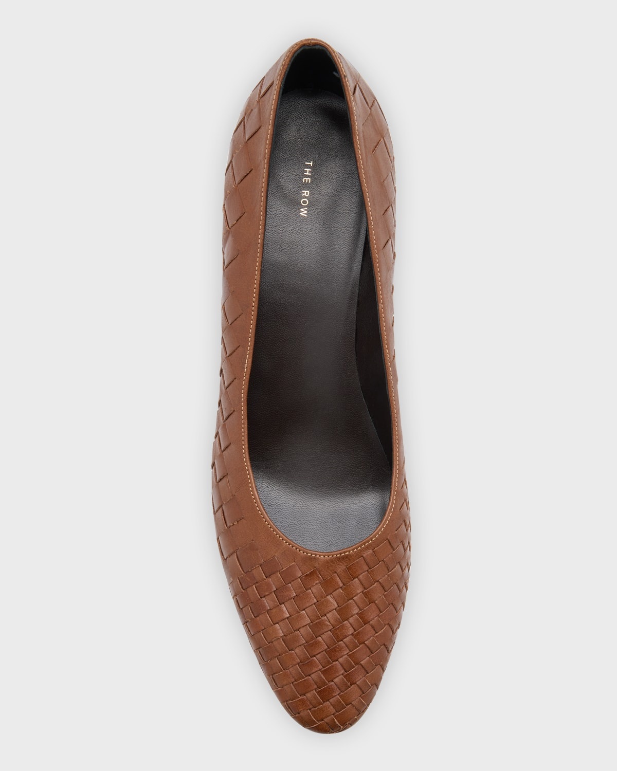 Charlotte Woven Leather Pumps - 4