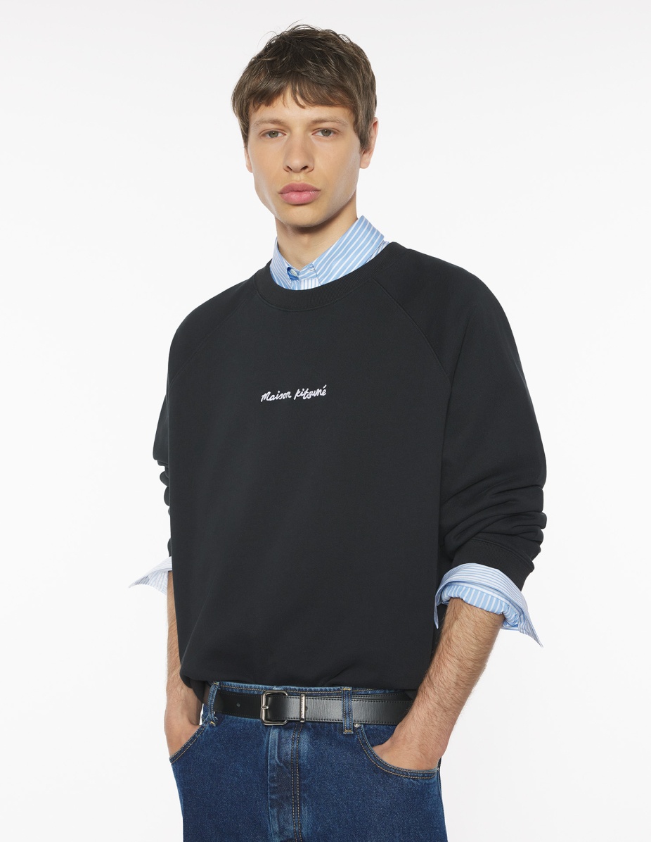 MAISON KITSUNE LINE HANDWRITING OVERSIZE SWEATSHIRT - 3