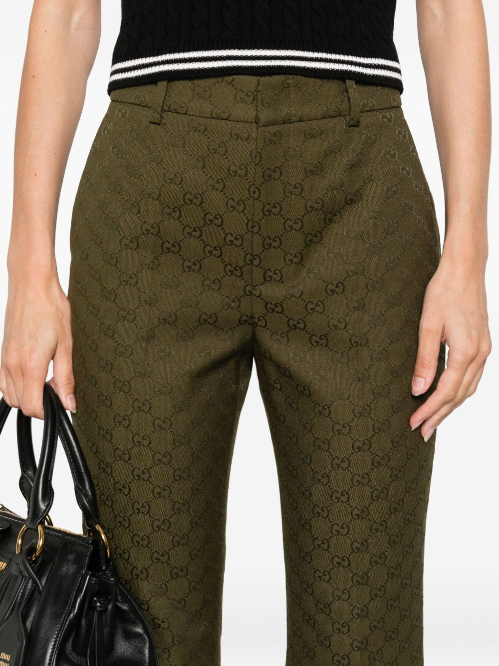 GG monogram trousers - 5