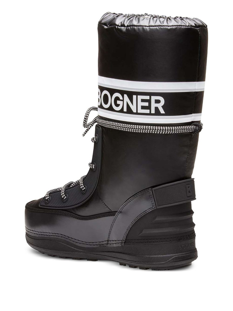 BOGNER logo lace-up snow boots outlook