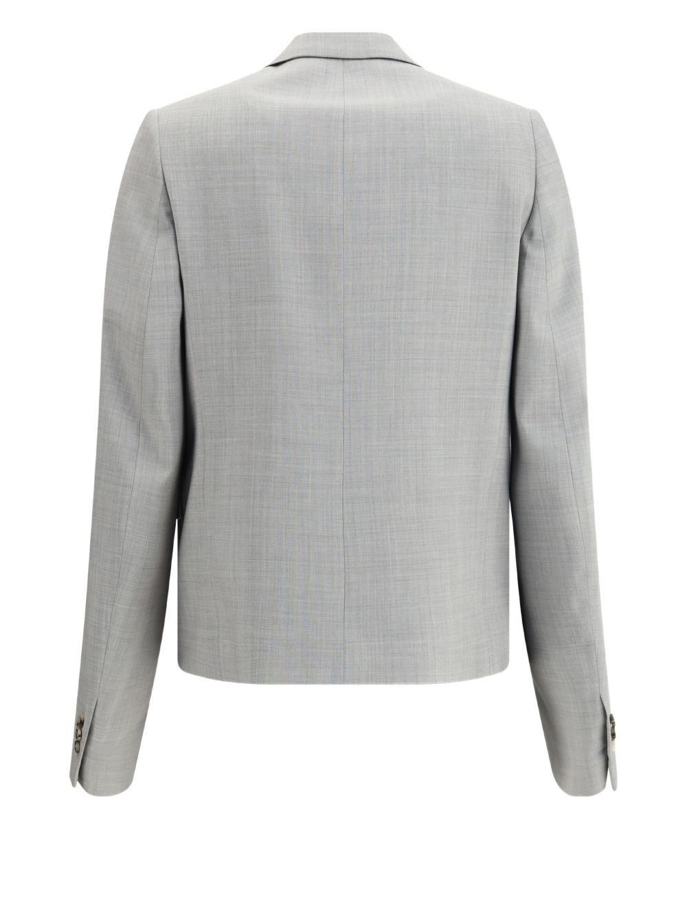Wool single-breasted jacket - 3
