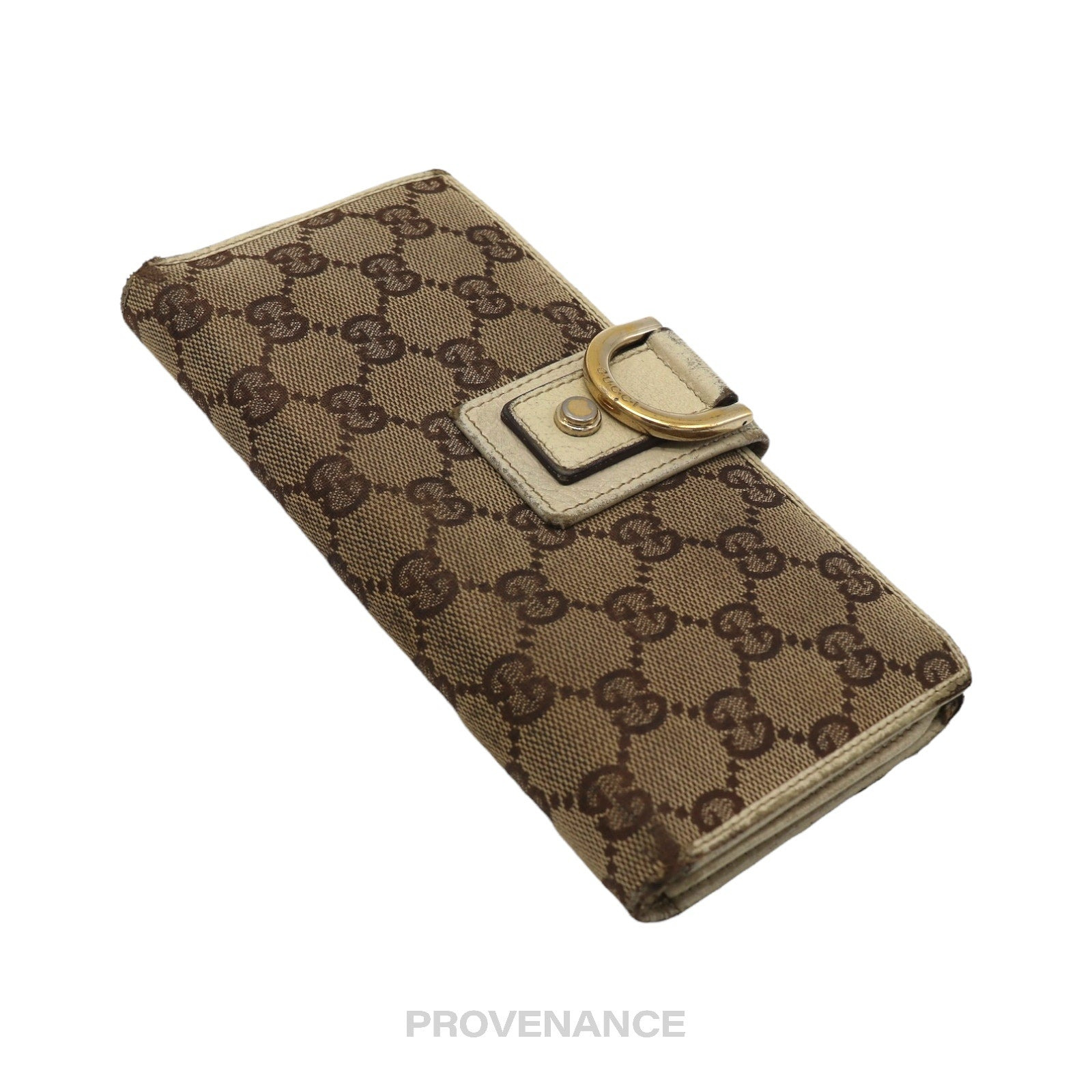 Gucci GG Canvas Long Wallet - Ivory - 3