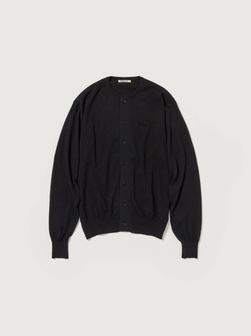 CASHMERE HARD TWIST KNIT CARDIGAN 1