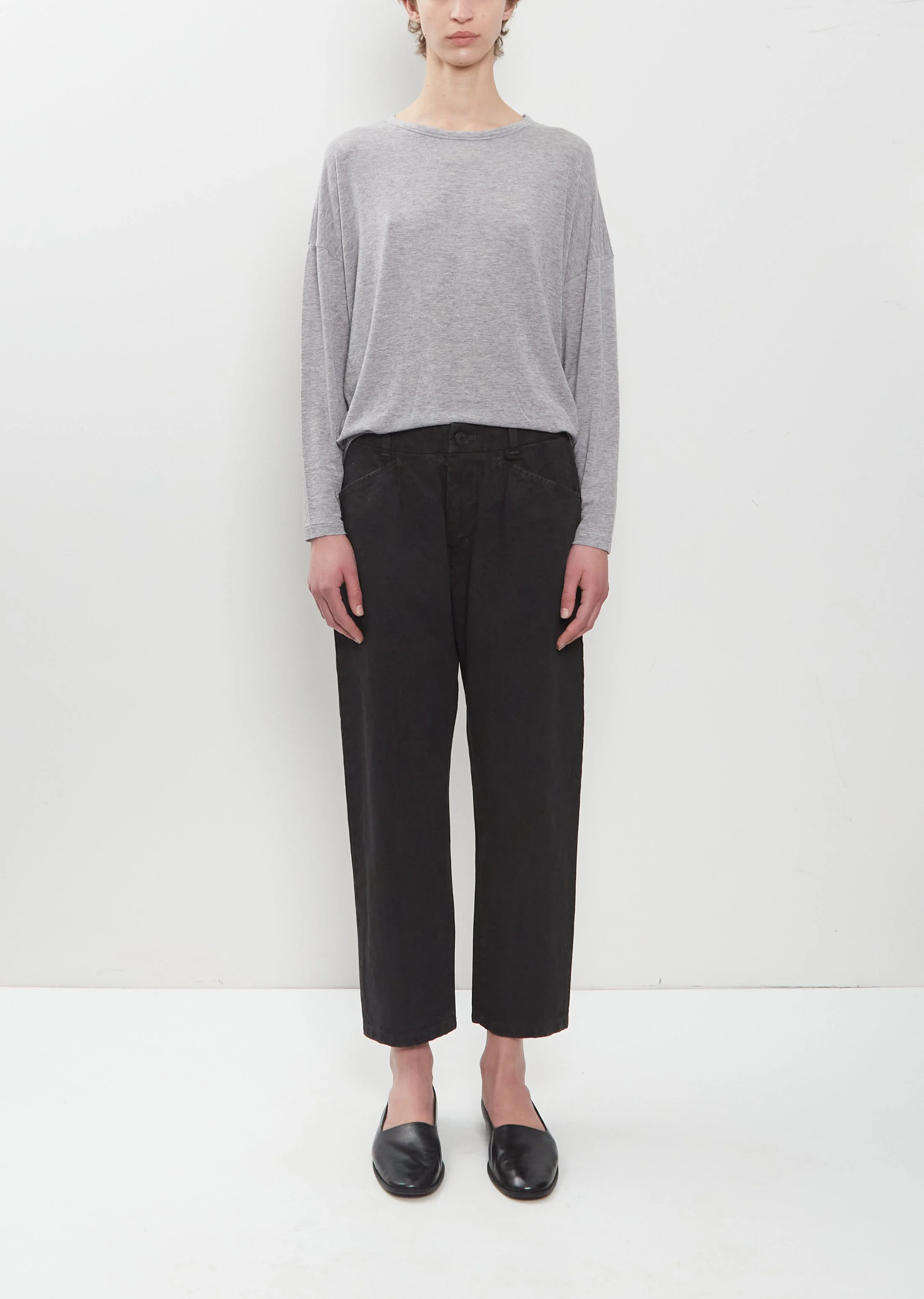 Organic Cotton Linen Loose Pants - 1