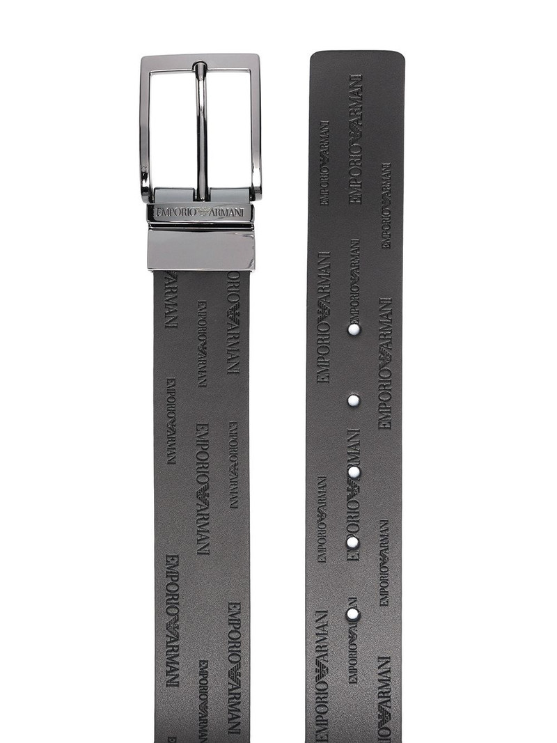 EMPORIO ARMANI Leather belt outlook