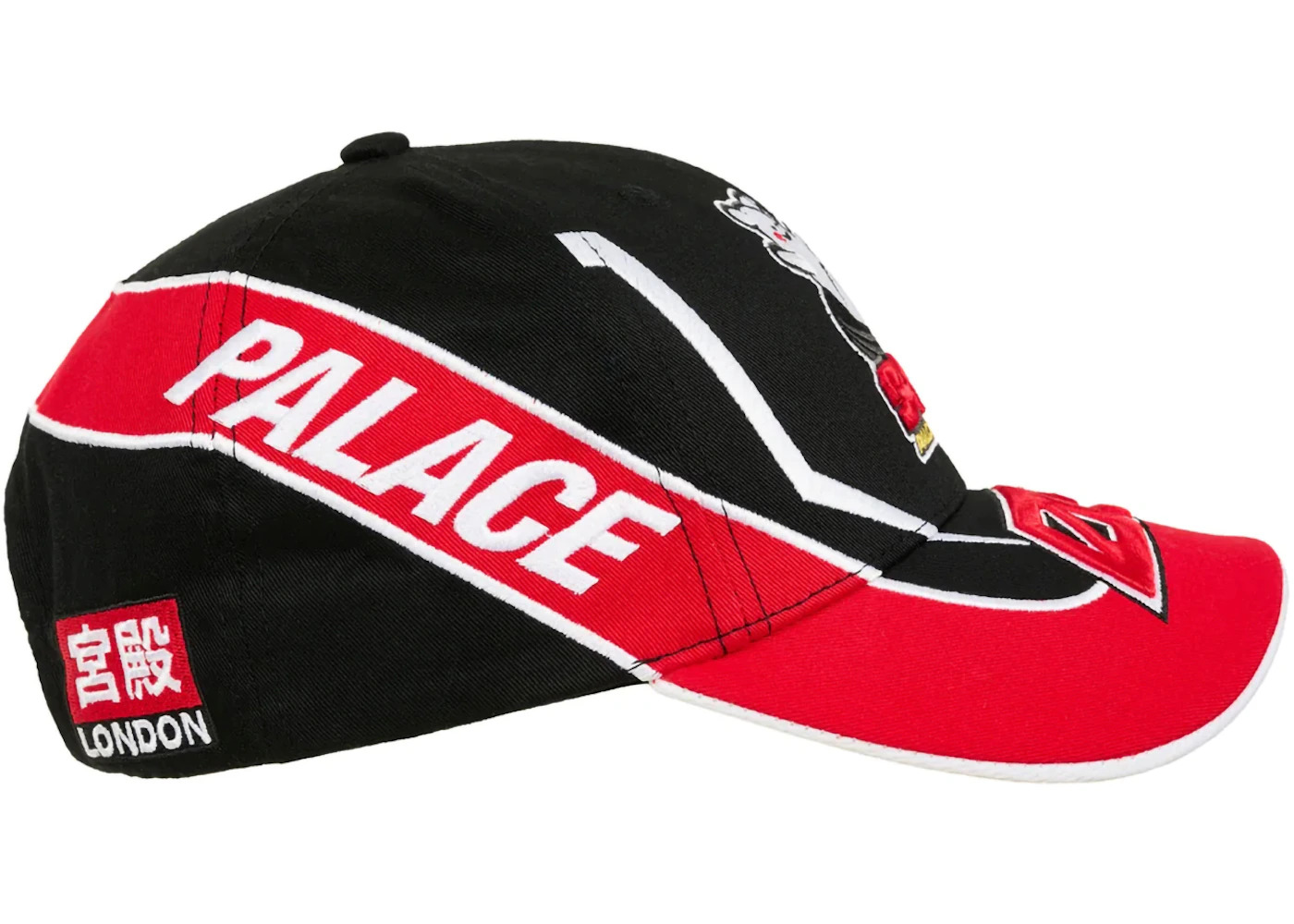 Palace Faster 6-Panel Black/Red - 2