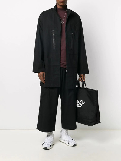 Y-3 elasticated waist trousers outlook