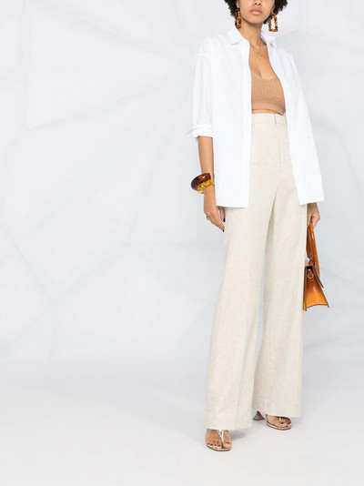 JACQUEMUS Sauge high-waisted trousers outlook