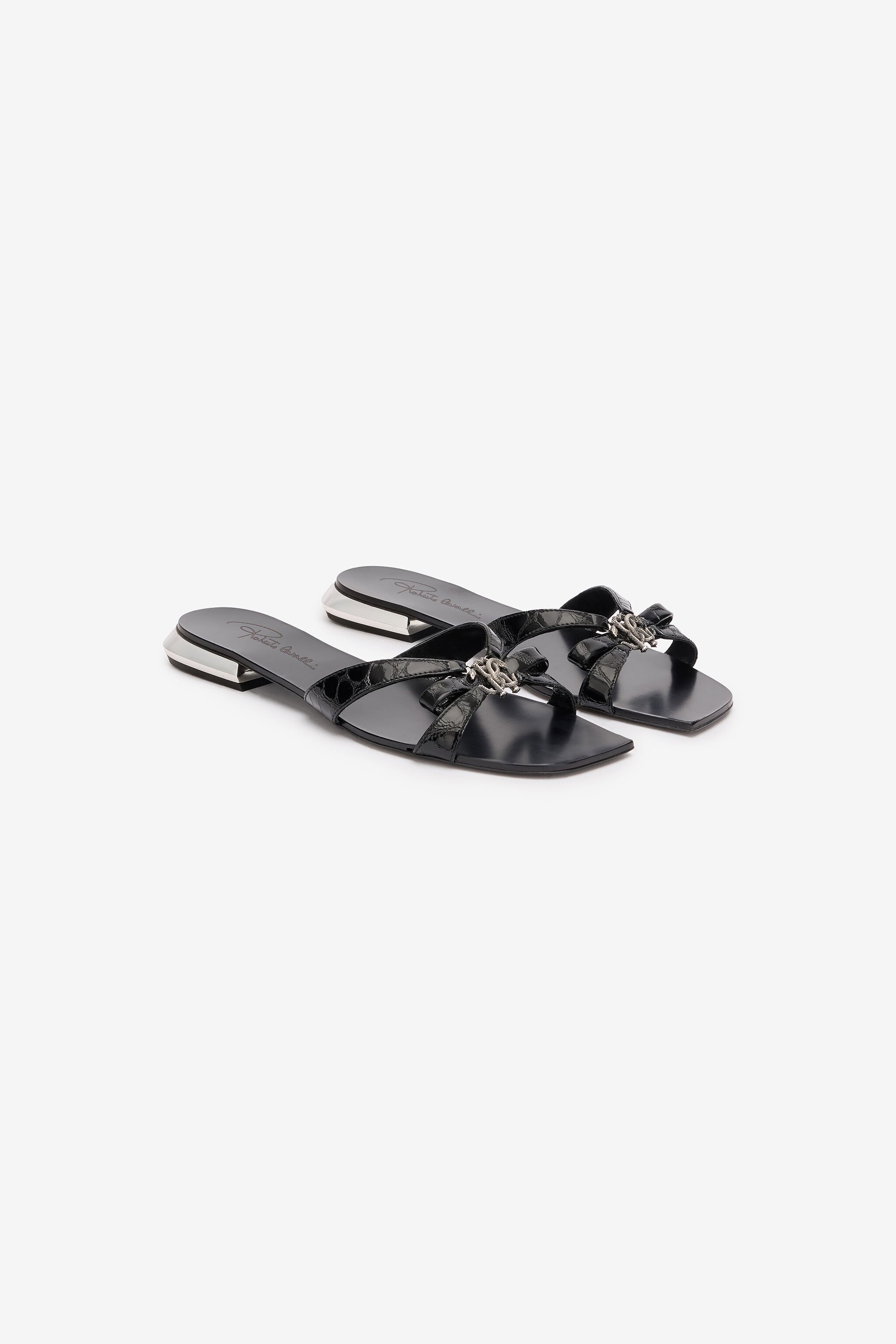 Low Sandals With Mirror Snake Monogram - 2