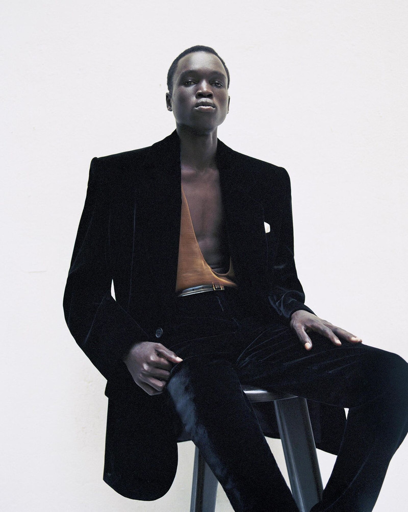 SAINT LAURENT tank top in silk muslin outlook