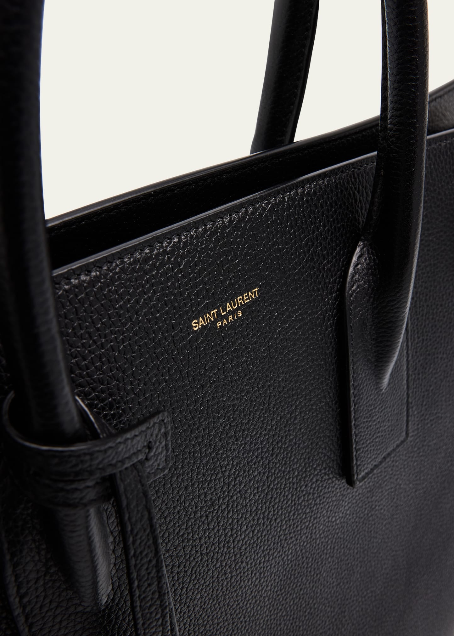 Men's Sac de Jour Large Grained Leather Tote Bag - 5
