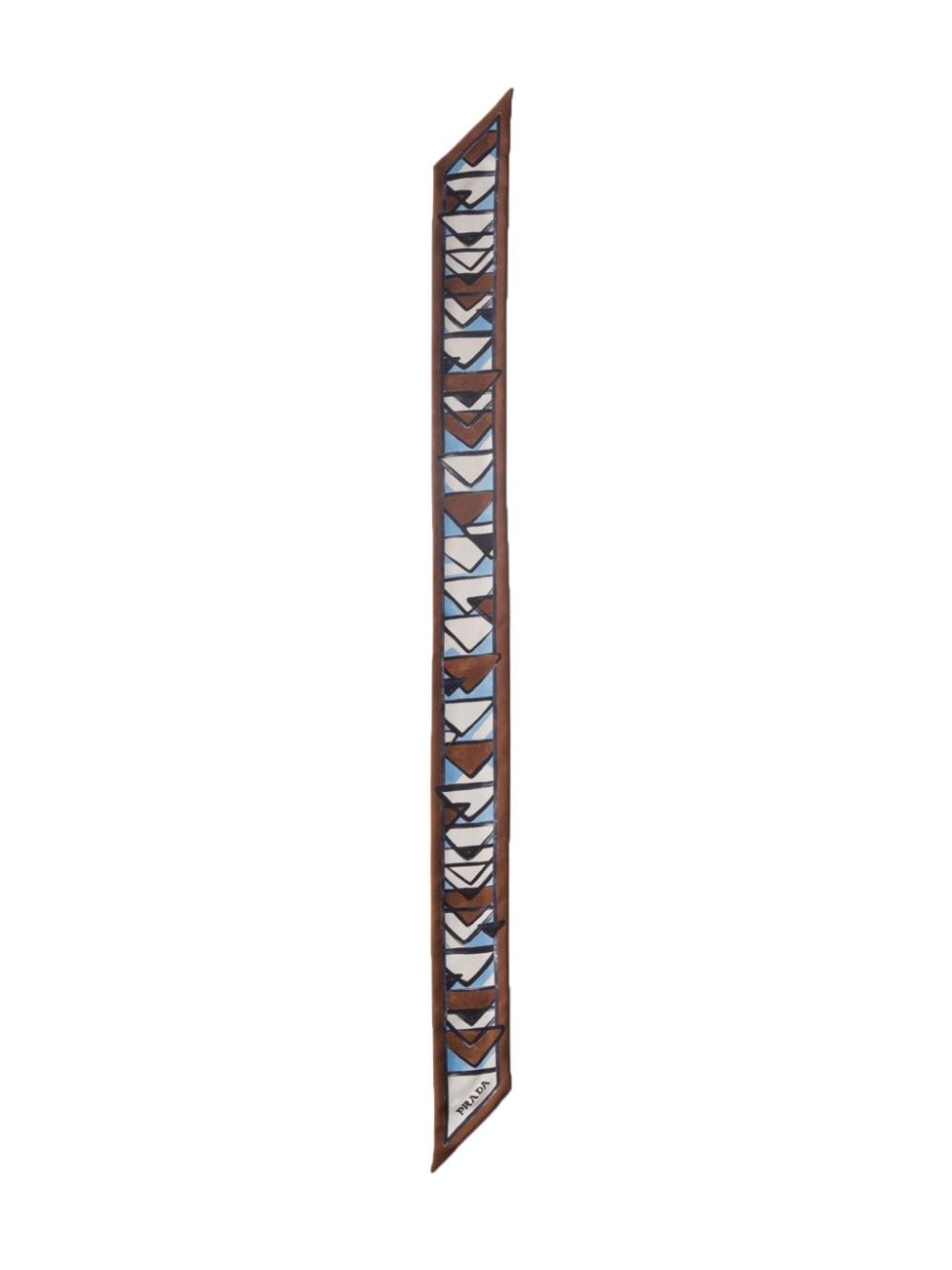 geometric-print foulard - 2