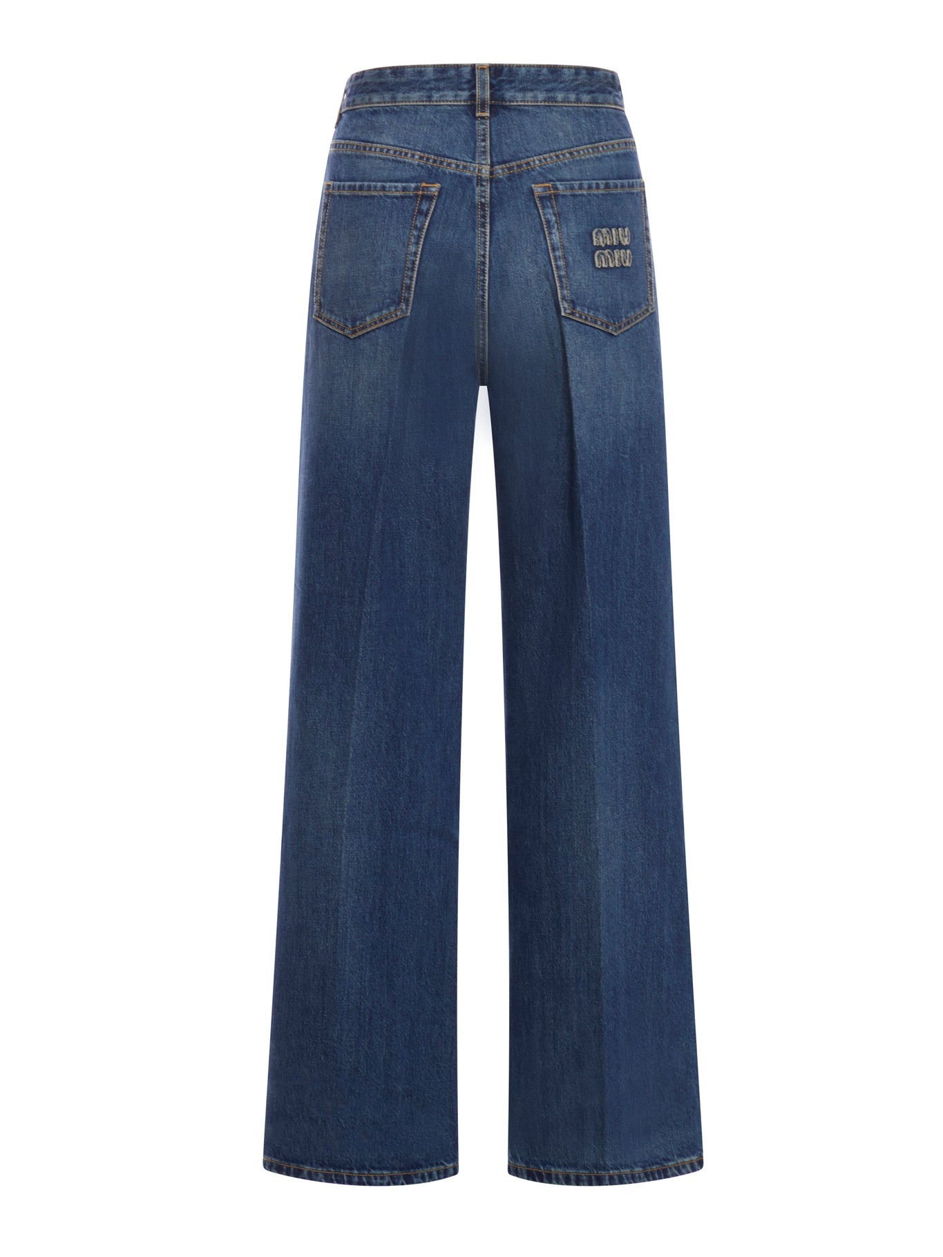 WIDE LEG JEANS WITH A WASHED WASH - 2