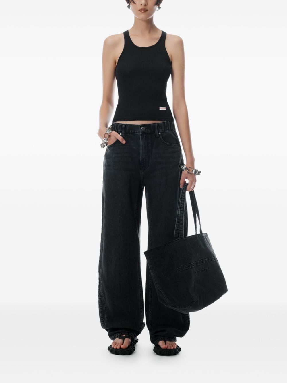 wide-leg jeans - 2