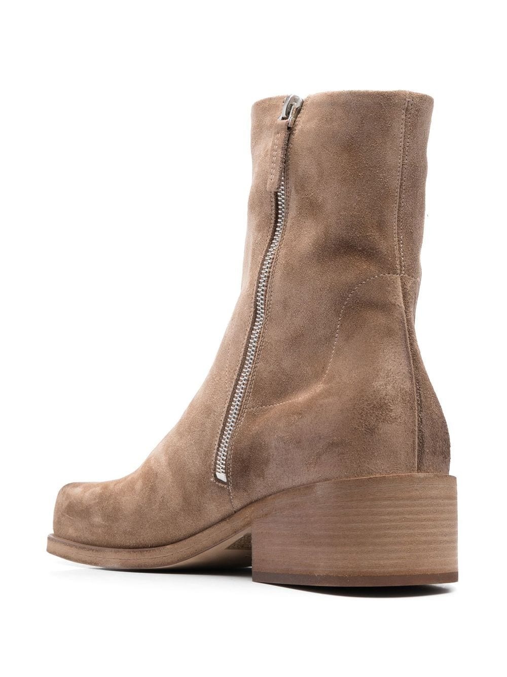 square-toe ankle boots - 3