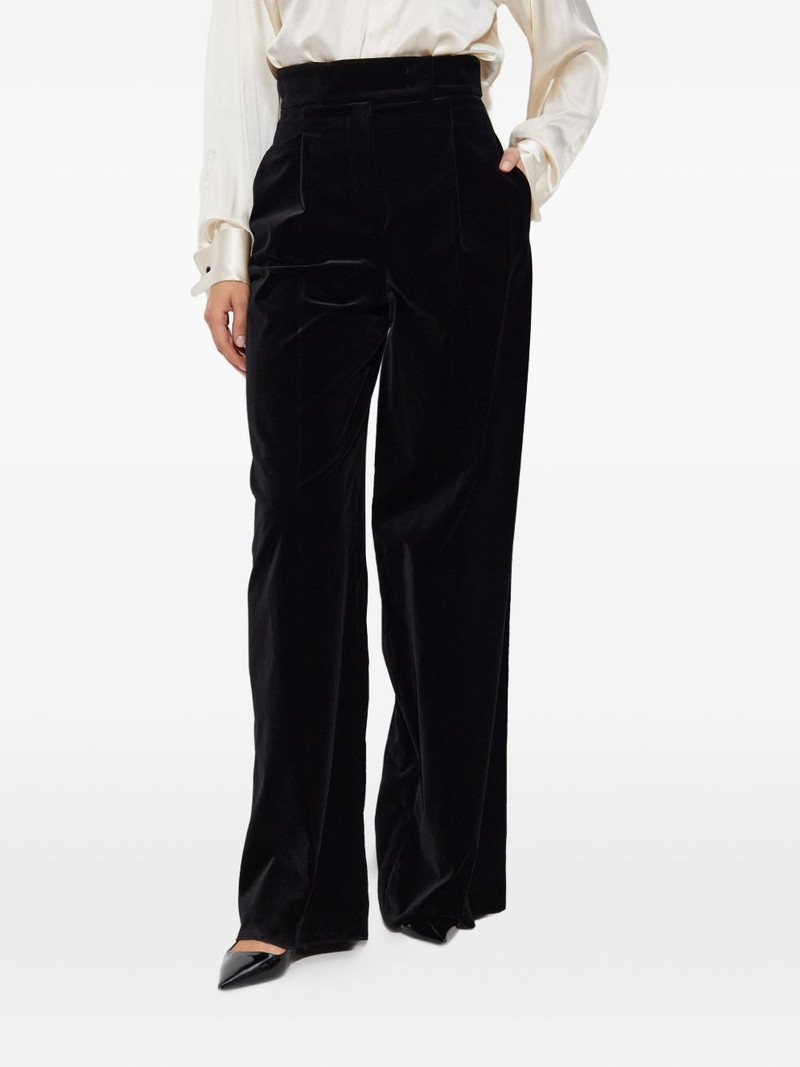 pleated velvet trousers 3