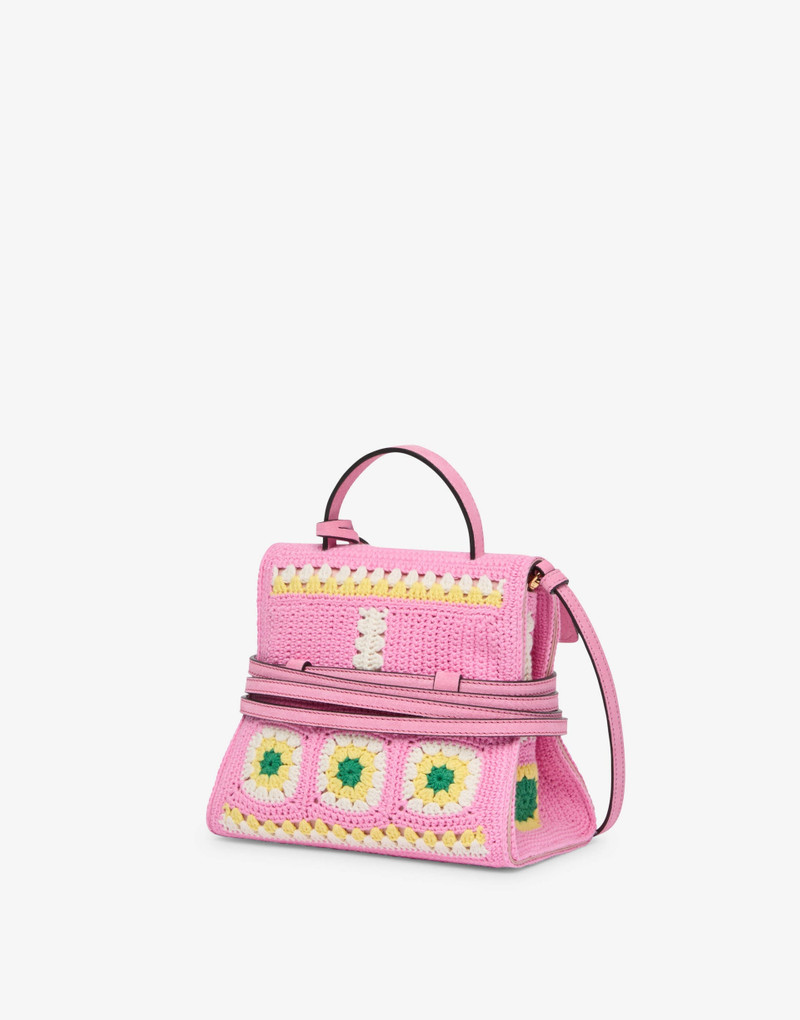 MOSCHINO TIE ME SMALL HANDBAG 1