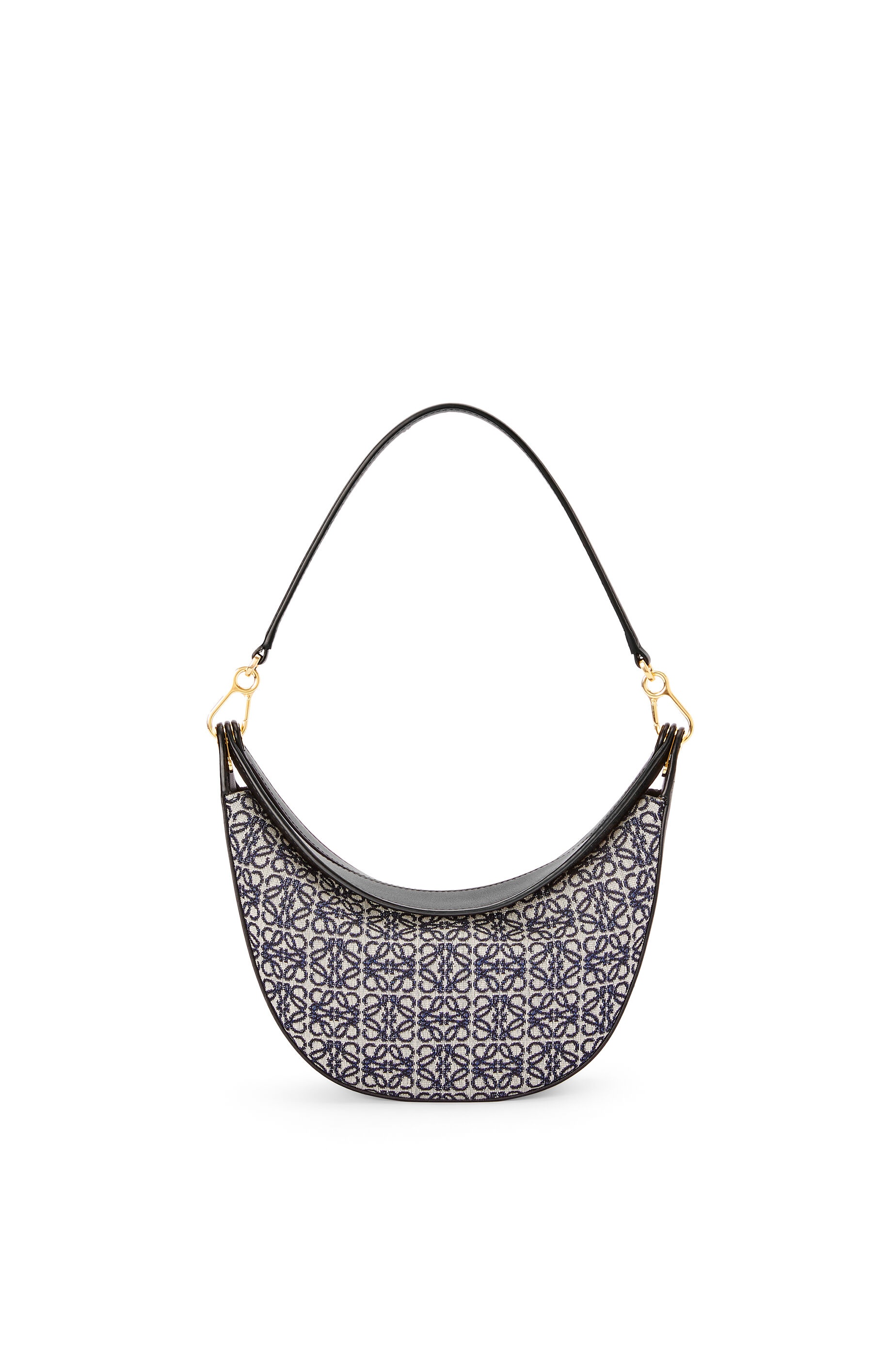 Small LOEWE Luna bag in Anagram jacquard and classic calfskin - 6