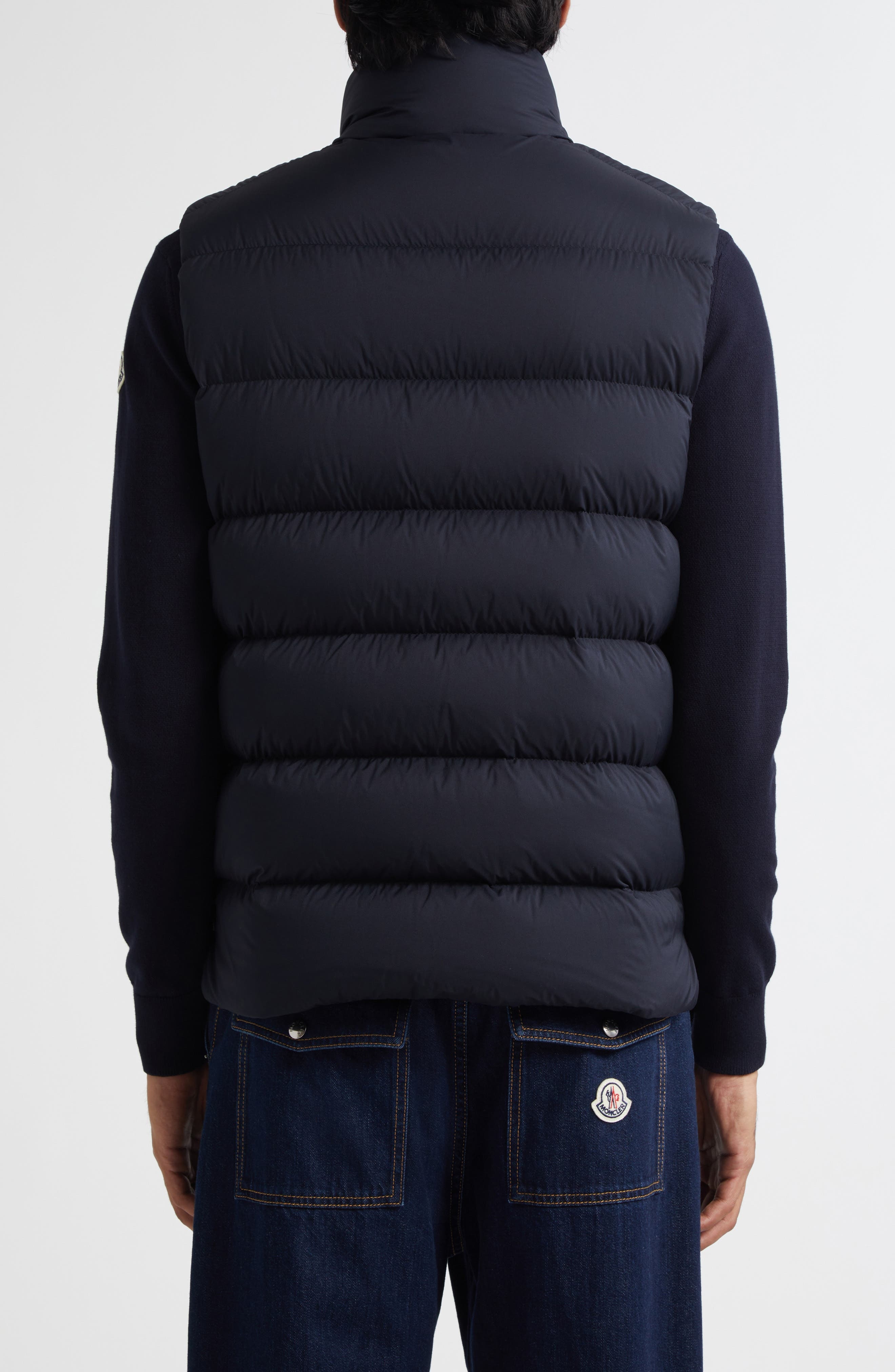 Moncler Tibb Down Puffer Vest in Obsidian Blue at Nordstrom - 3