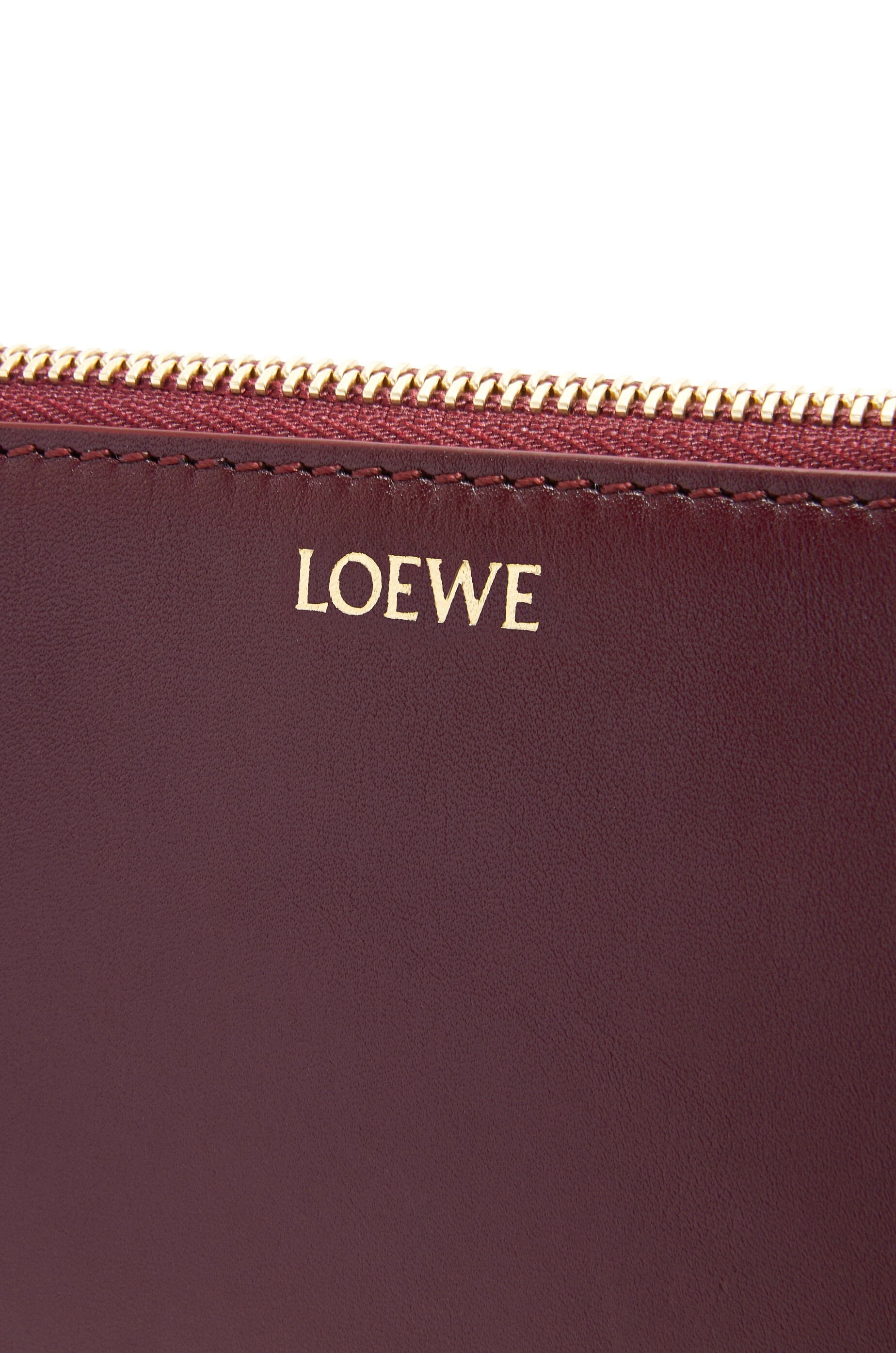 Knot T pouch in shiny nappa calfskin - 5