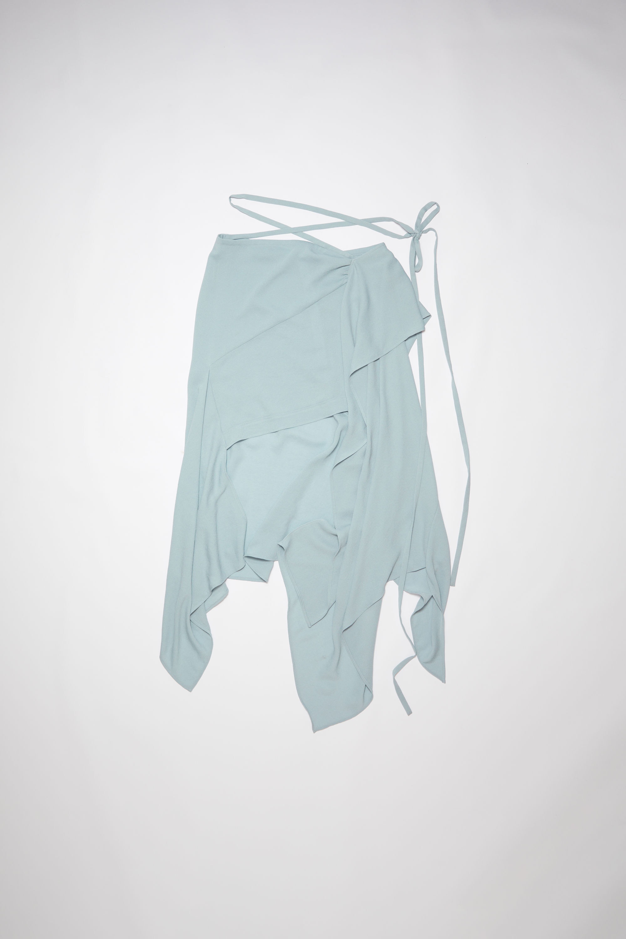 Draped skirt - Light blue - 1