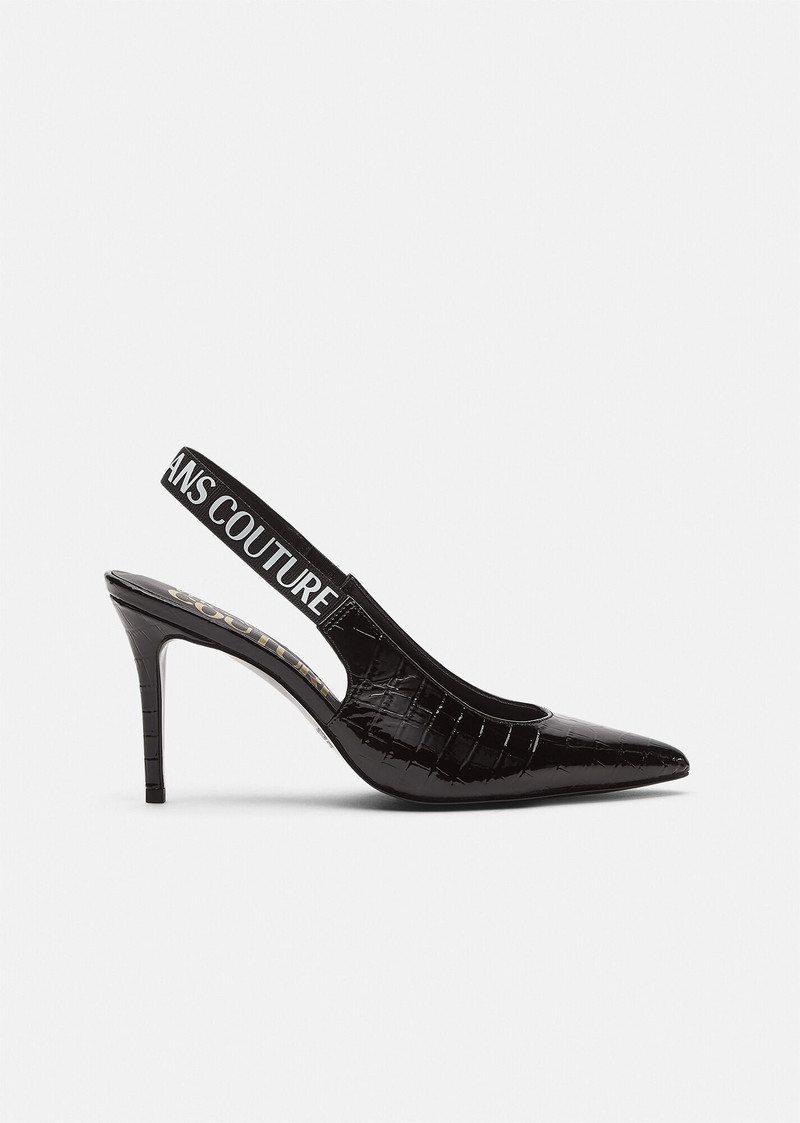 Scarlett Croc Slingbacks 1