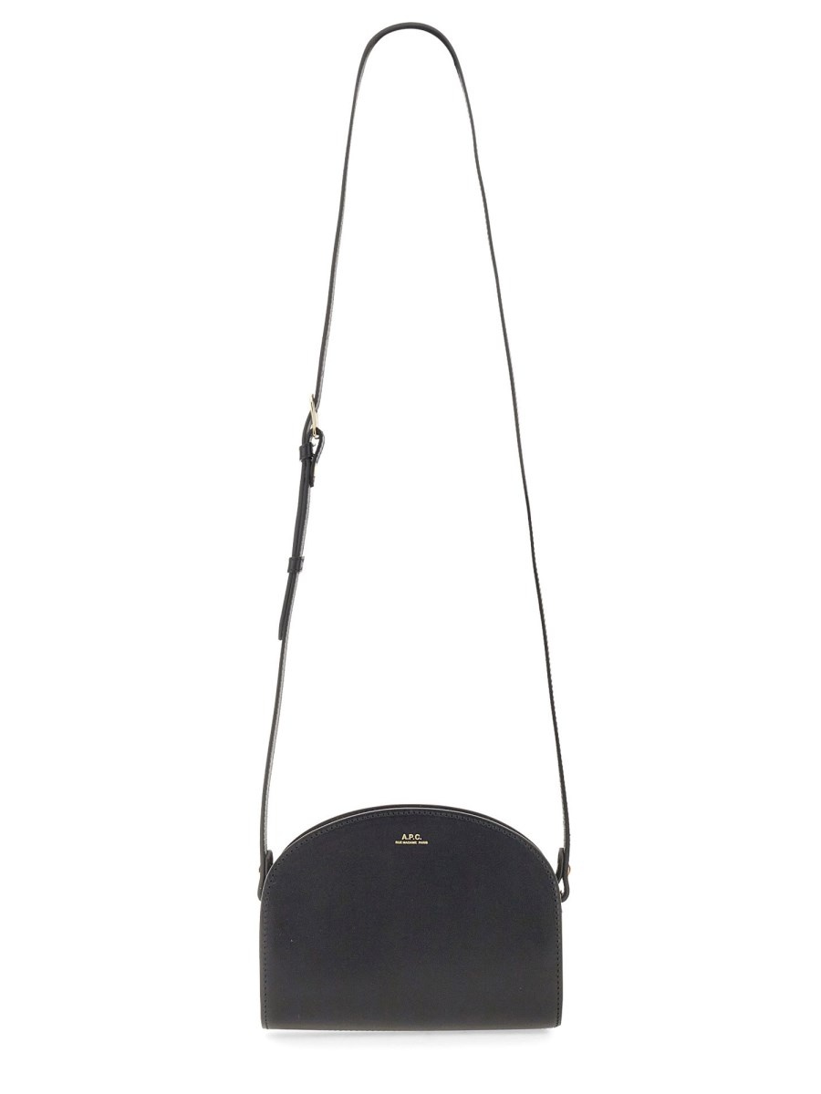 MINI LEATHER DEMI LUNE BAG - 1