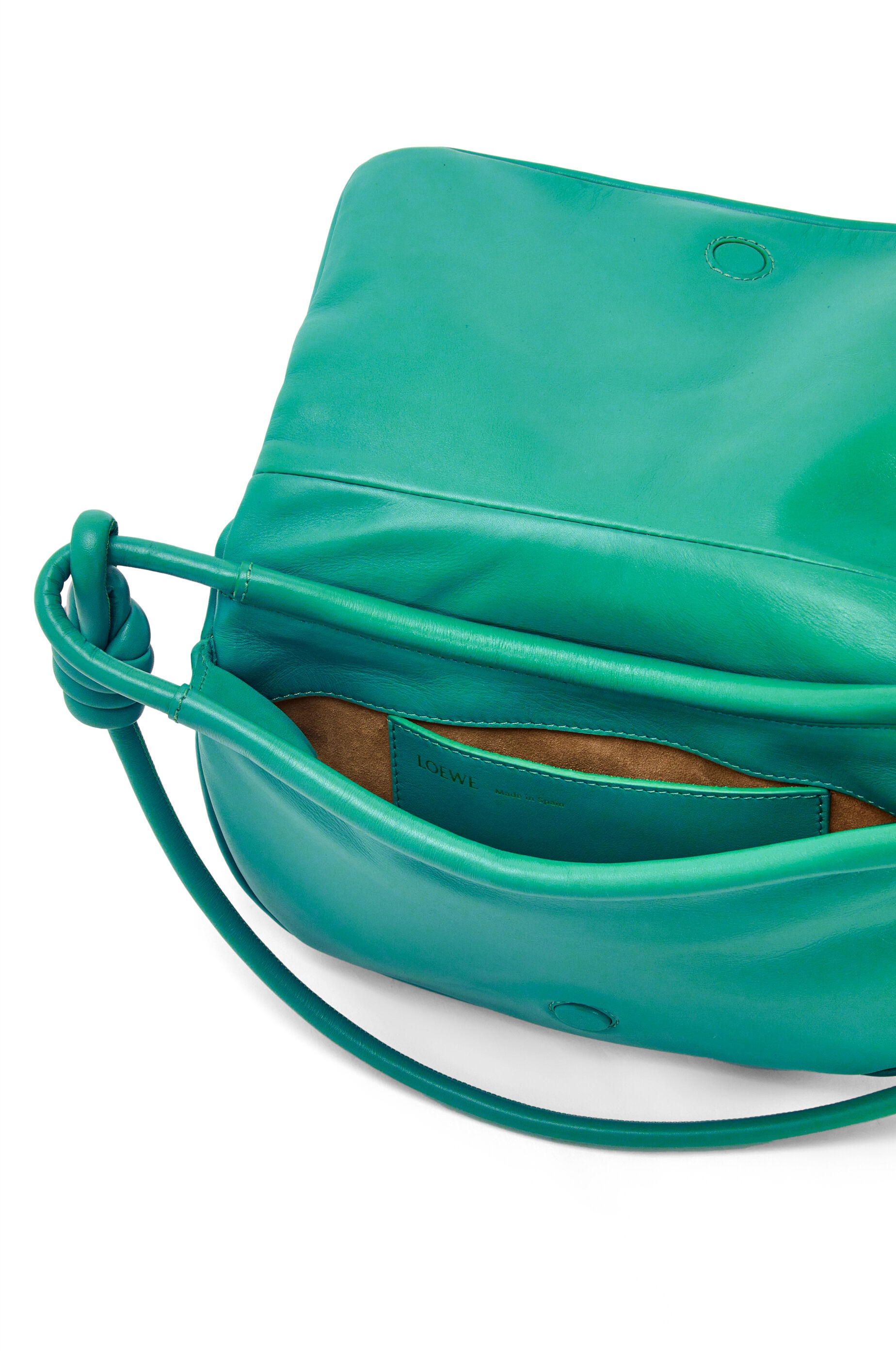 Paseo satchel in shiny nappa calfskin - 8