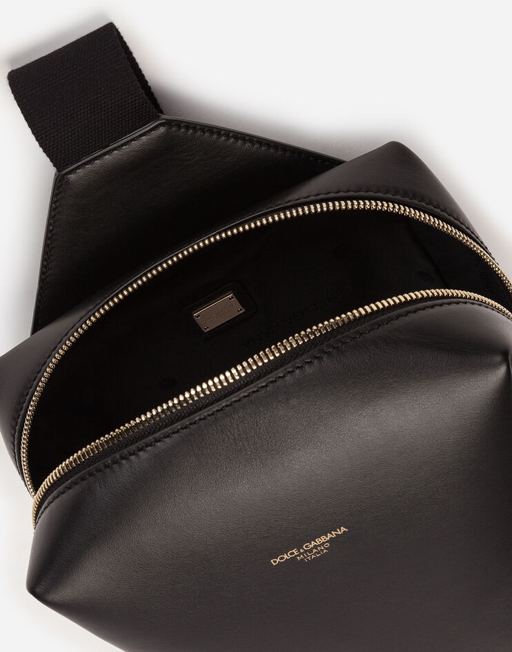 Calfskin Monreale belt bag with heat-stamped logo - 4