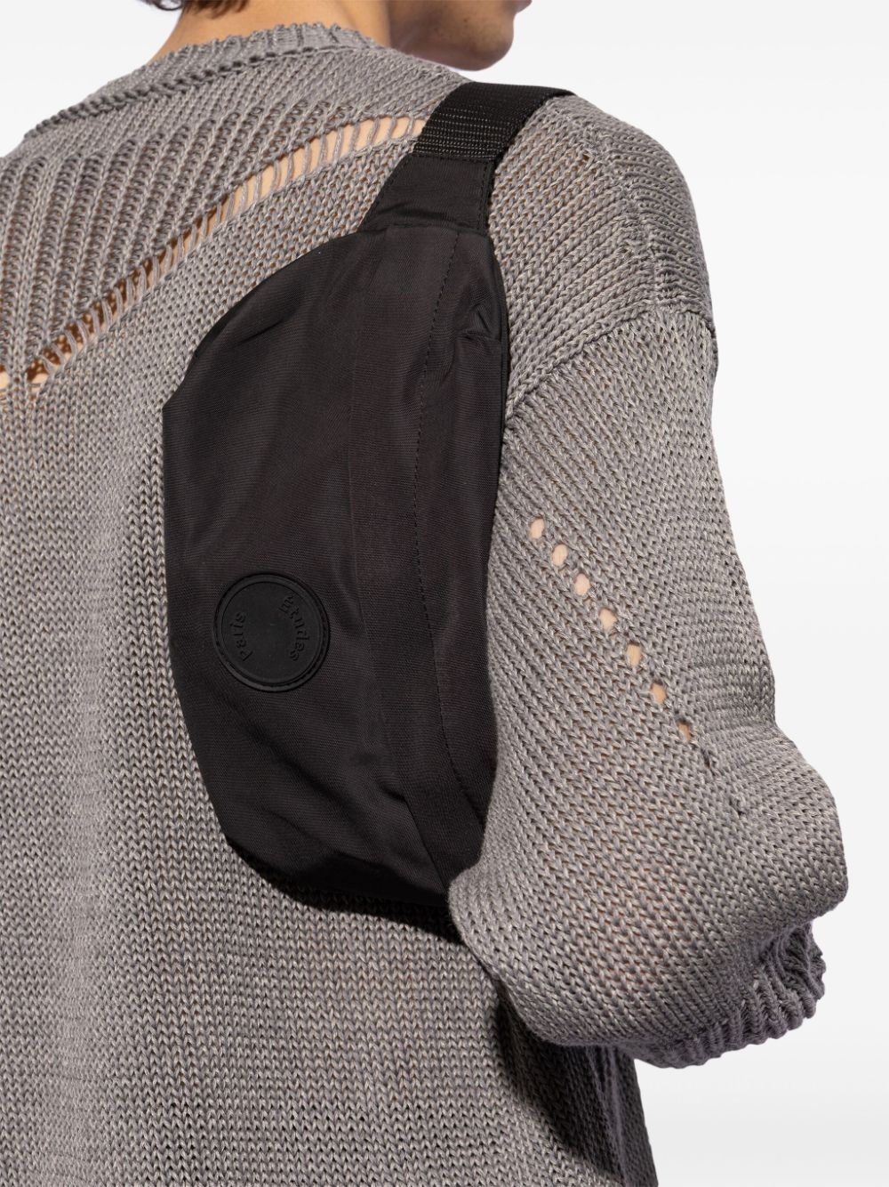Tuesday logo-patch belt bag - 2