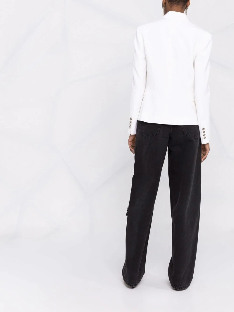double-breasted fitted blazer 4