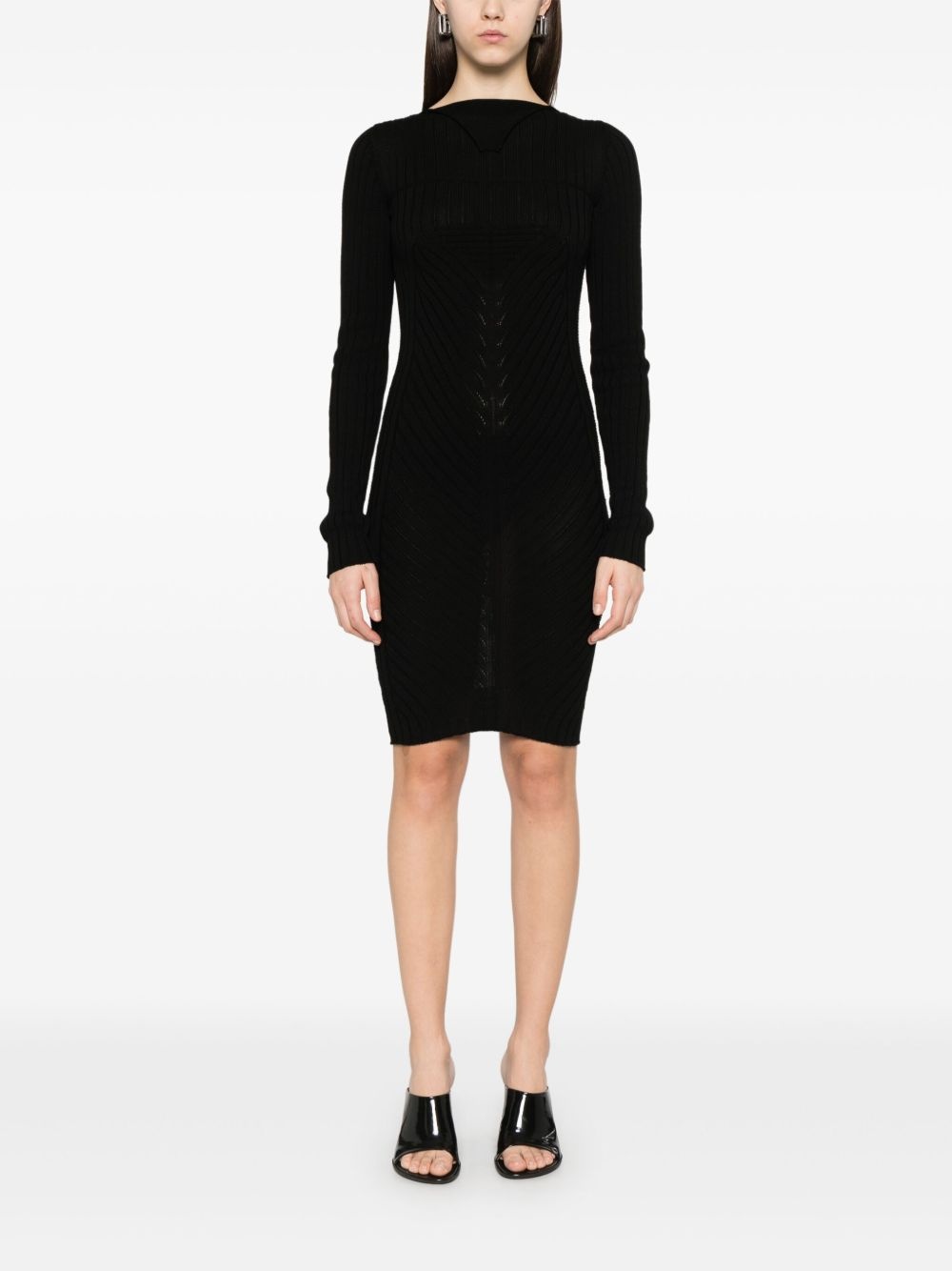 knitted mini dress - 3