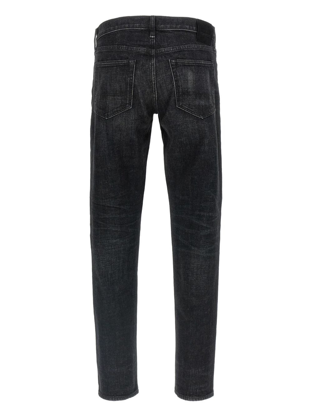 stonewashed five-pocket jeans - 2