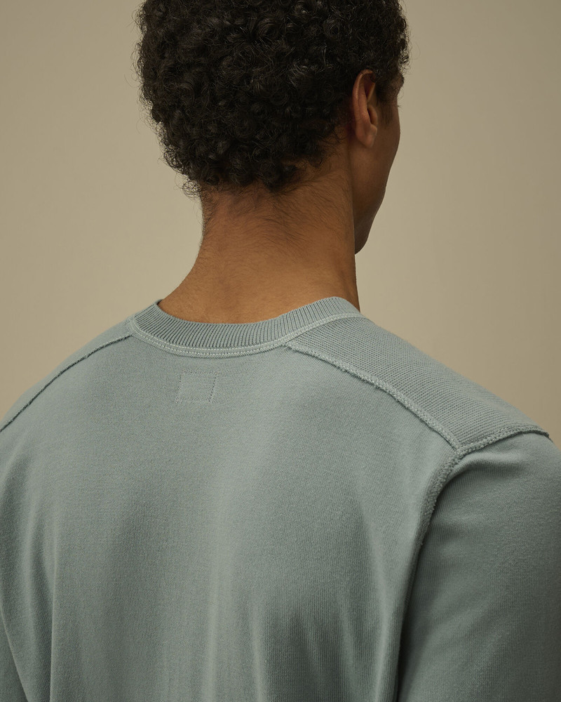 Cotton Sea Island Crewneck Lens Sweater 6