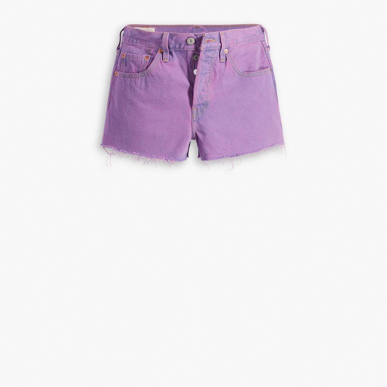 501® HIGH RISE WOMEN'S COLORED DENIM SHORTS - 1