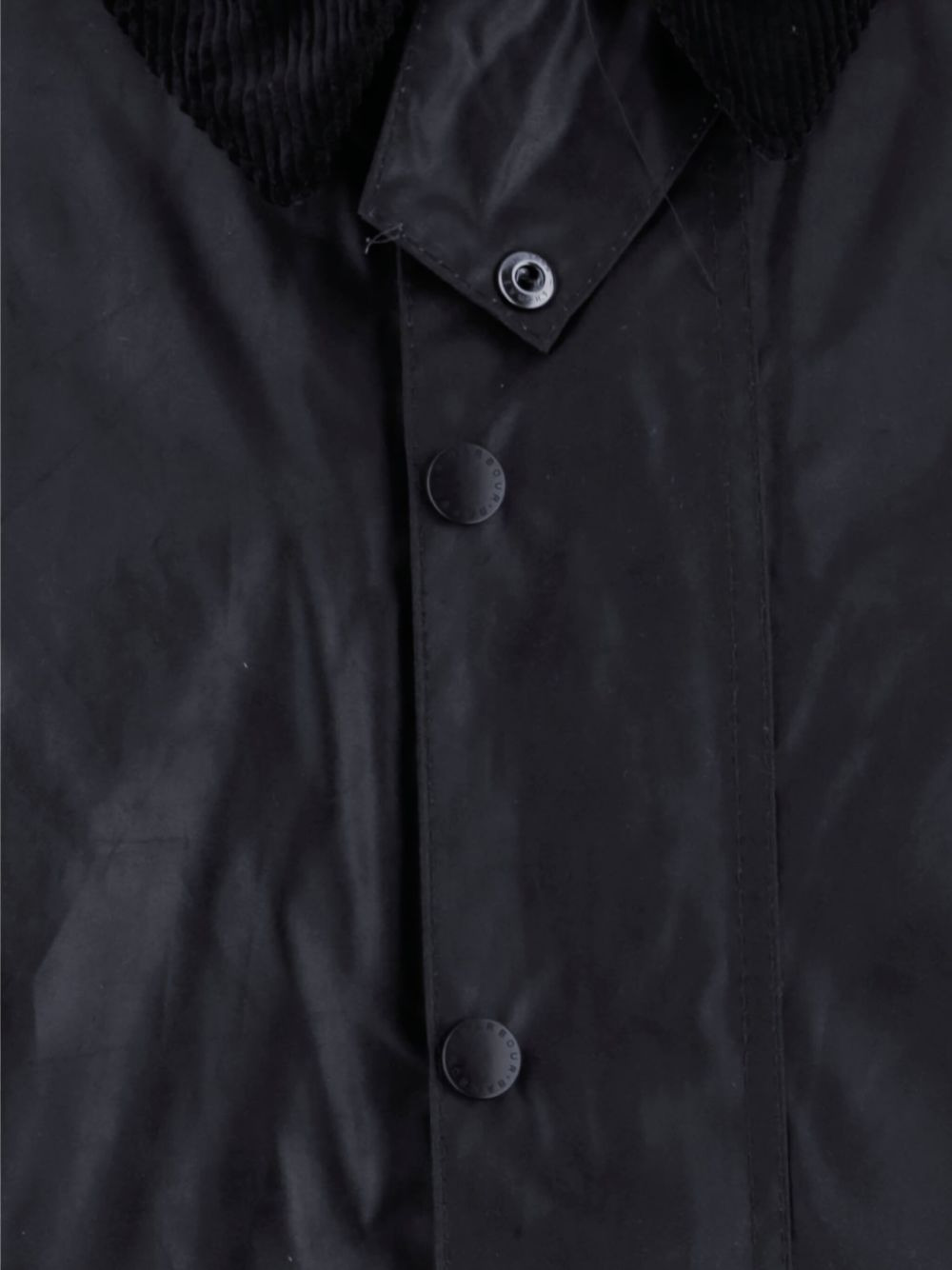 corduroy-collar coat - 3