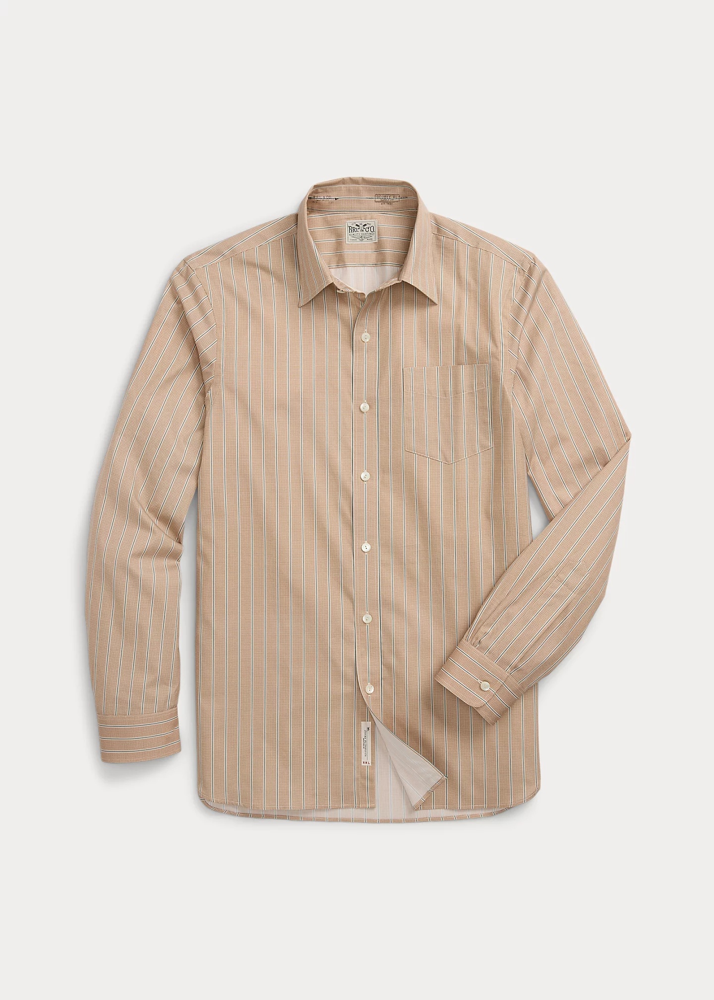 Slim Fit Stripe-Print Woven Shirt - 6