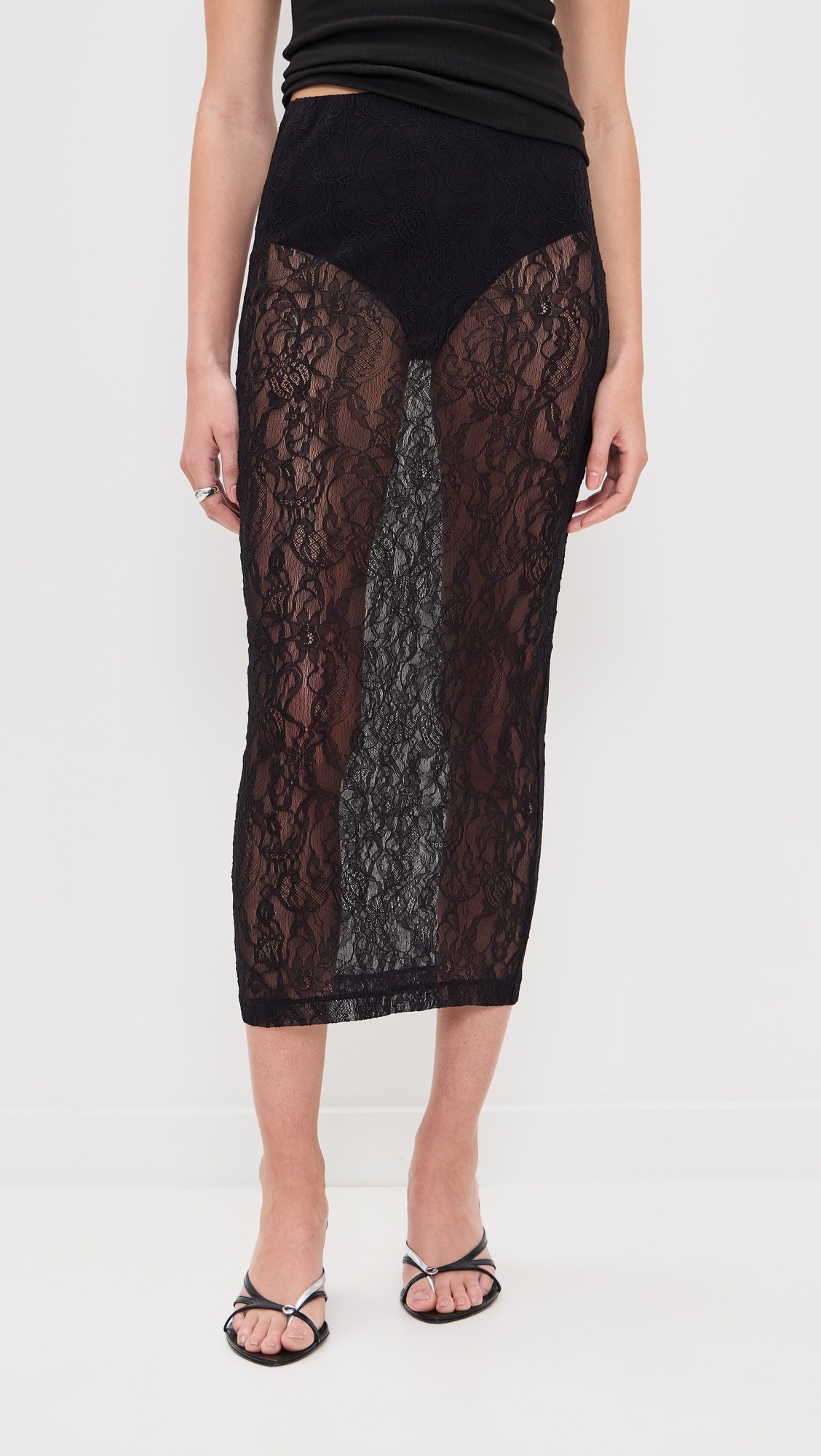 Lace Tube Skirt - 6