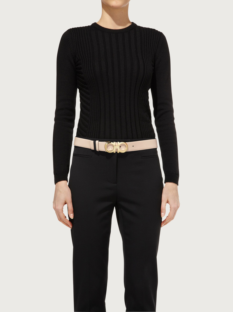 Reversible and adjustable Gancini belt 3