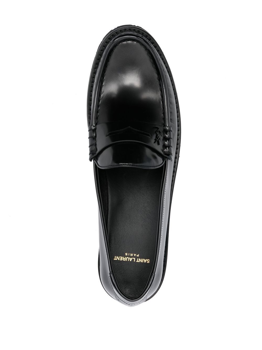 Le Loafer high-shine finish flat shoes - 4