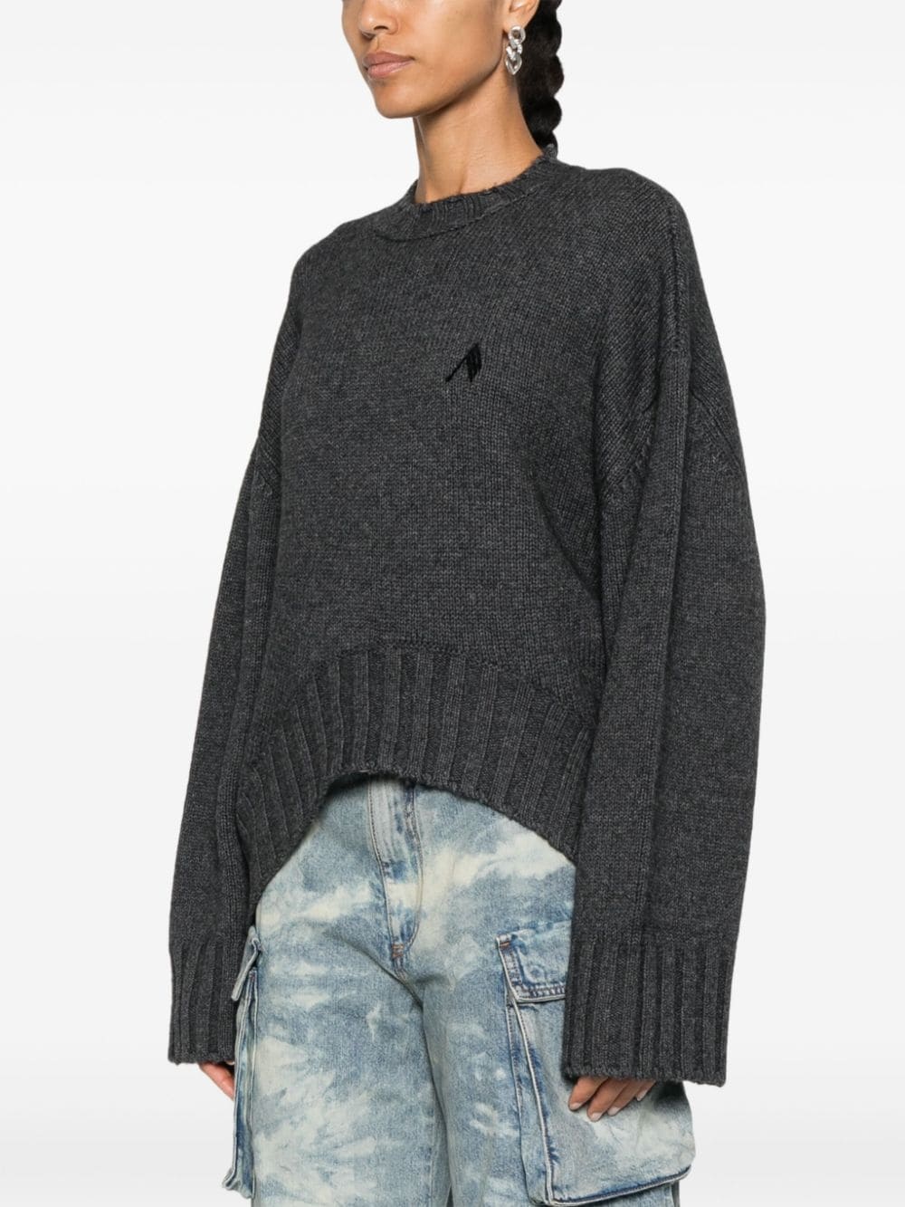 ribbed-knit sweater - 3