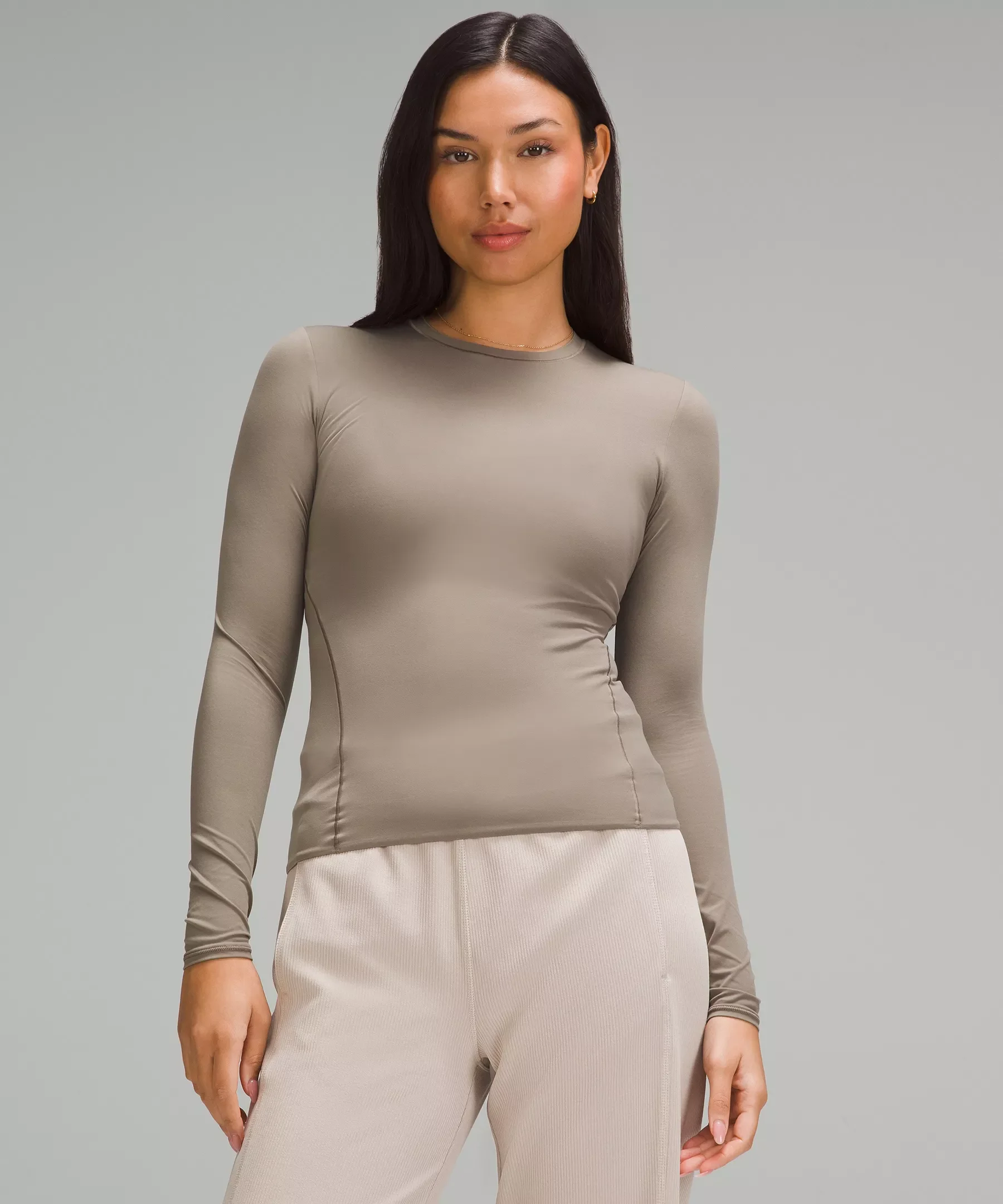 Wundermost Ultra-Soft Nulu Crewneck Long-Sleeve Shirt - 1