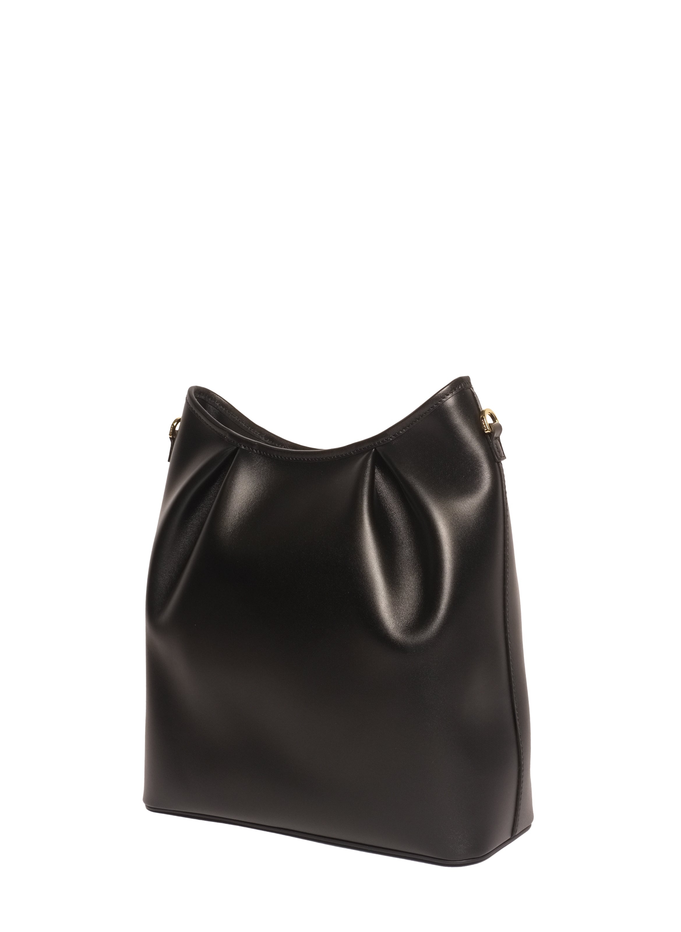 Dimple Tote Leather Black - 2