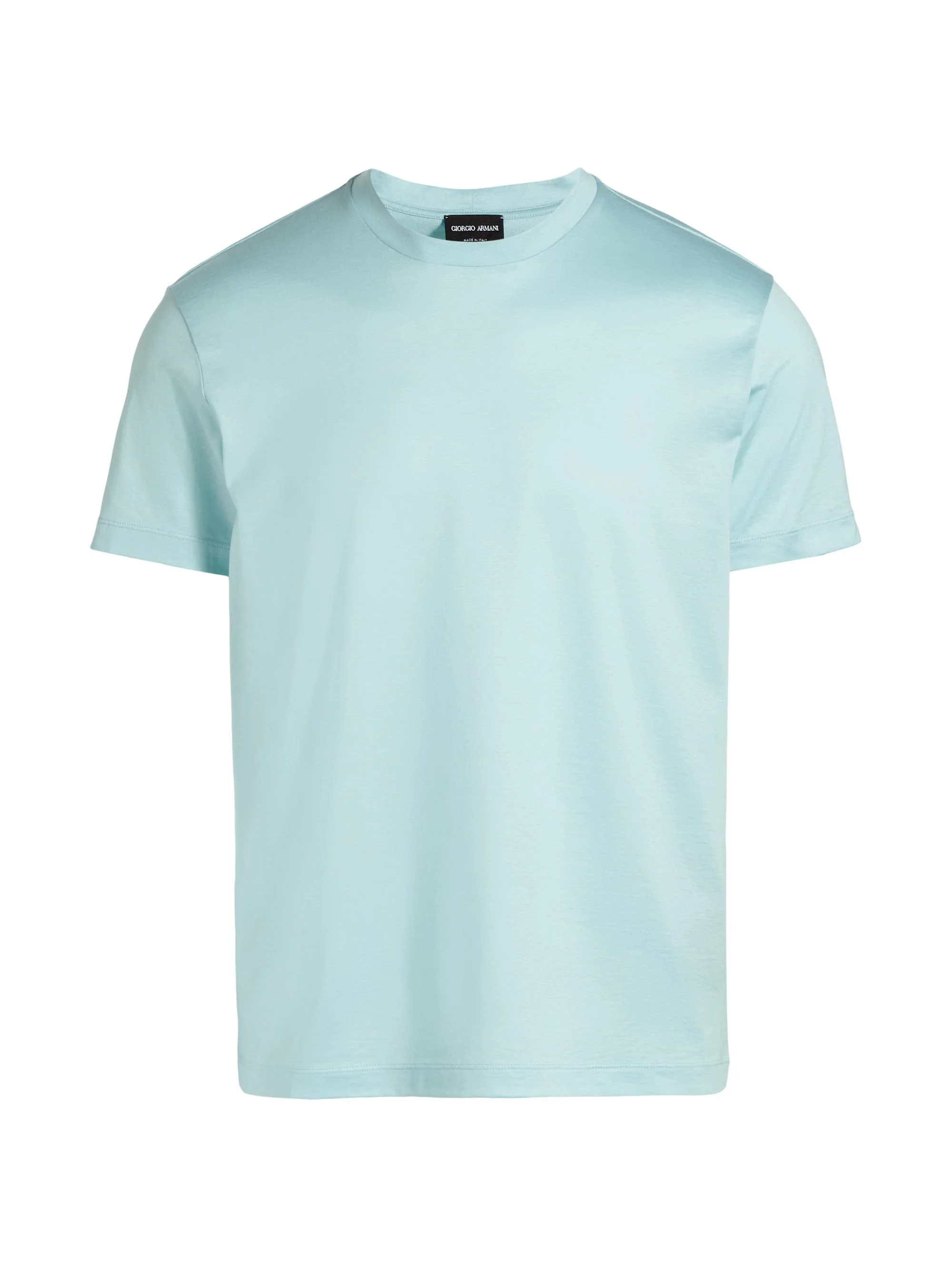 Men's Lux Jersey Silk-Cotton T-Shirt - Aqua - 1
